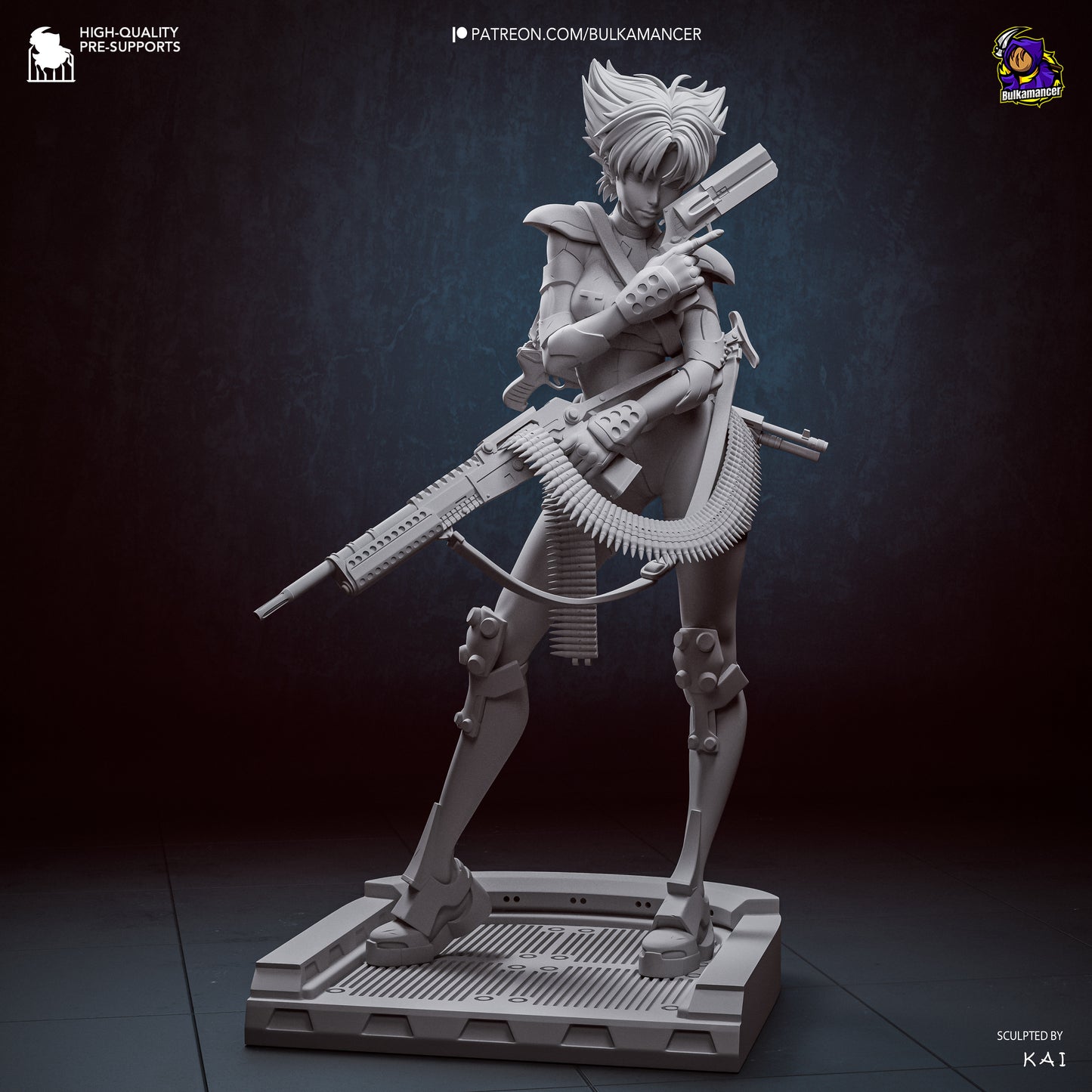 Bulkamancer Sculps Konoko - Oni