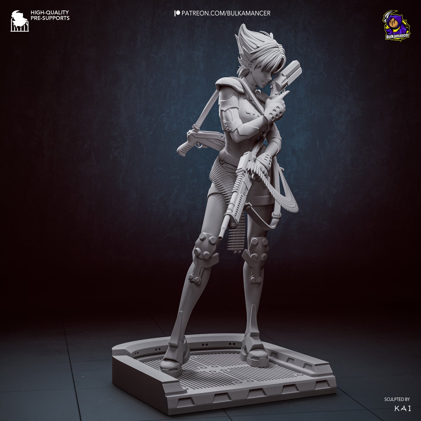Bulkamancer Sculps Konoko - Oni