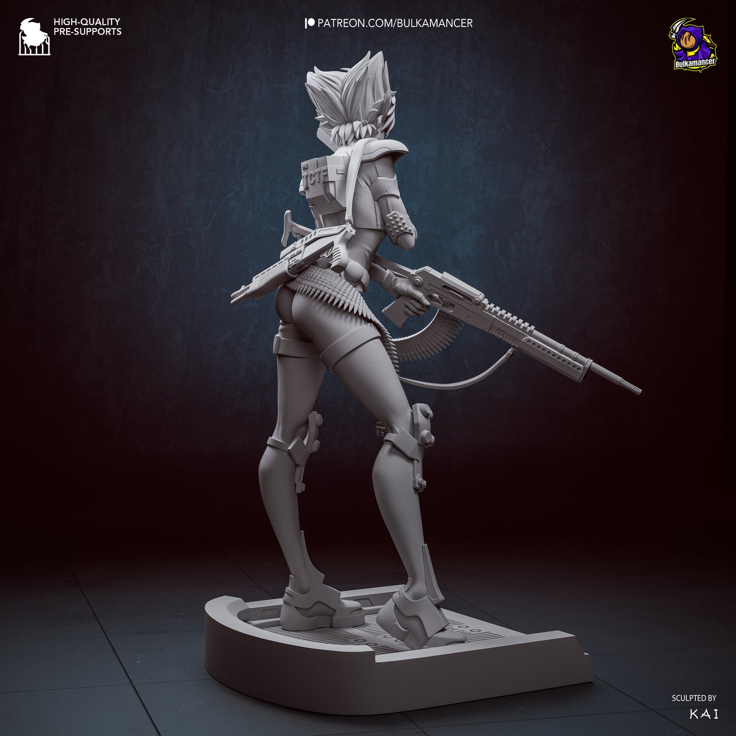 Bulkamancer Sculps Konoko - Oni