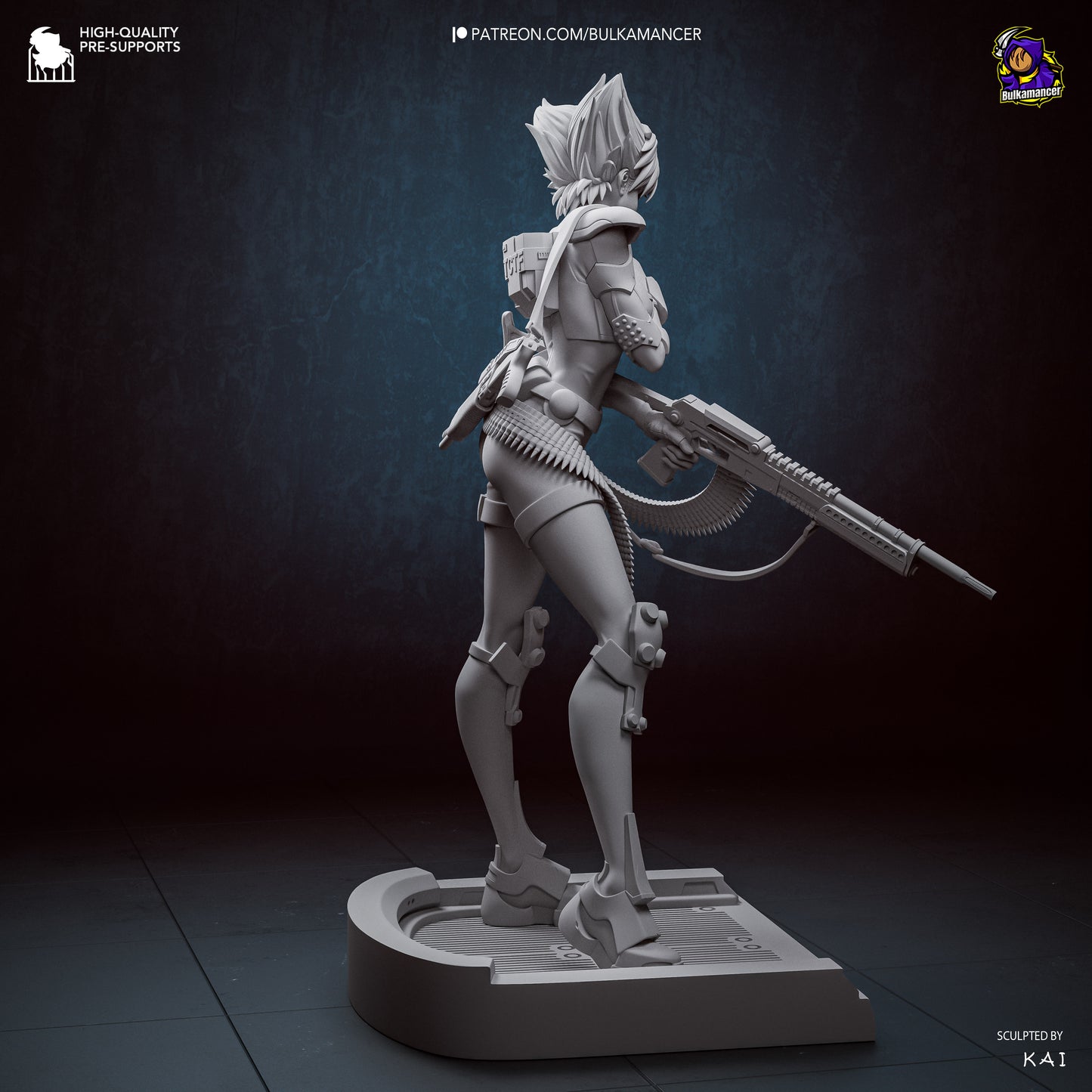 Bulkamancer Sculps Konoko - Oni