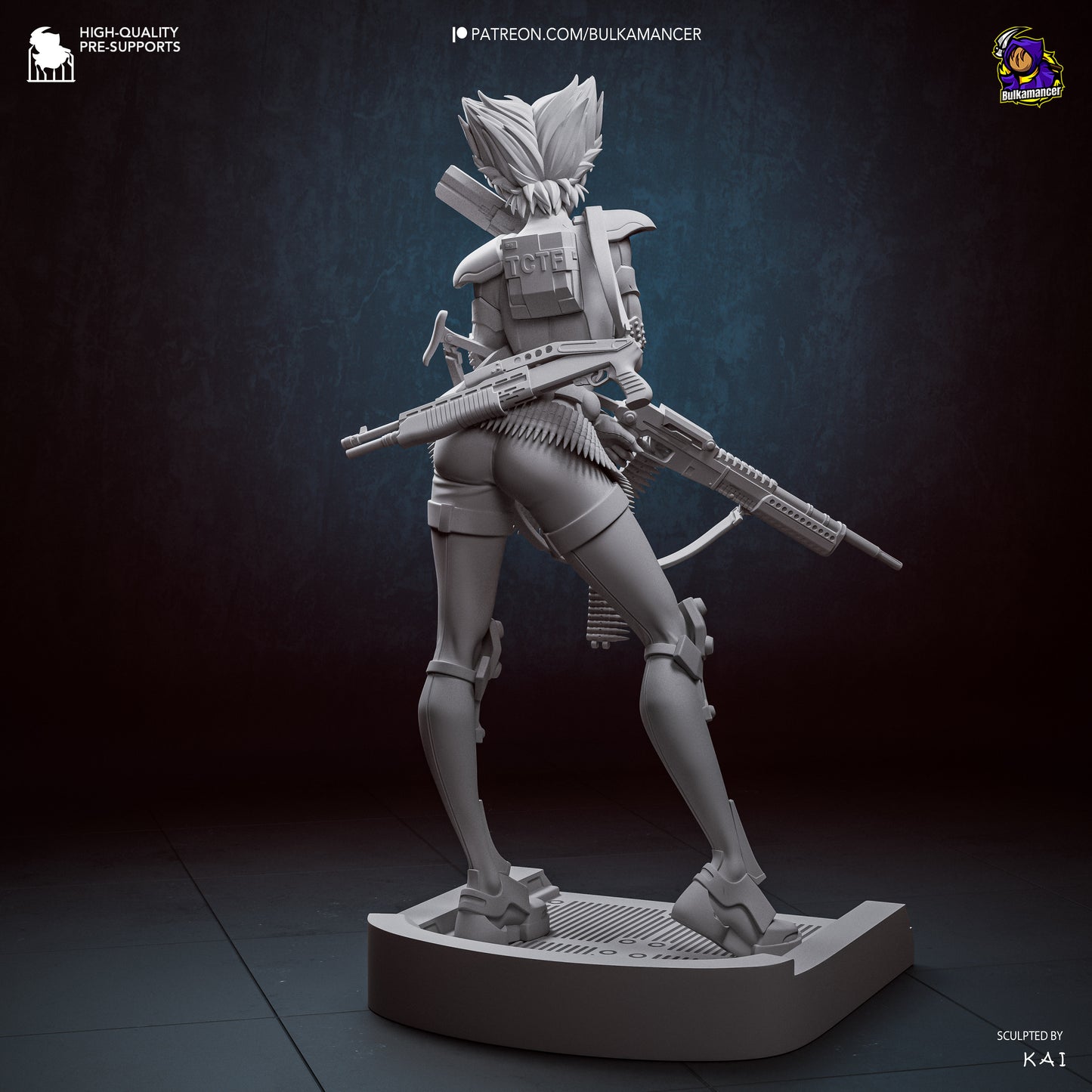 Bulkamancer Sculps Konoko - Oni