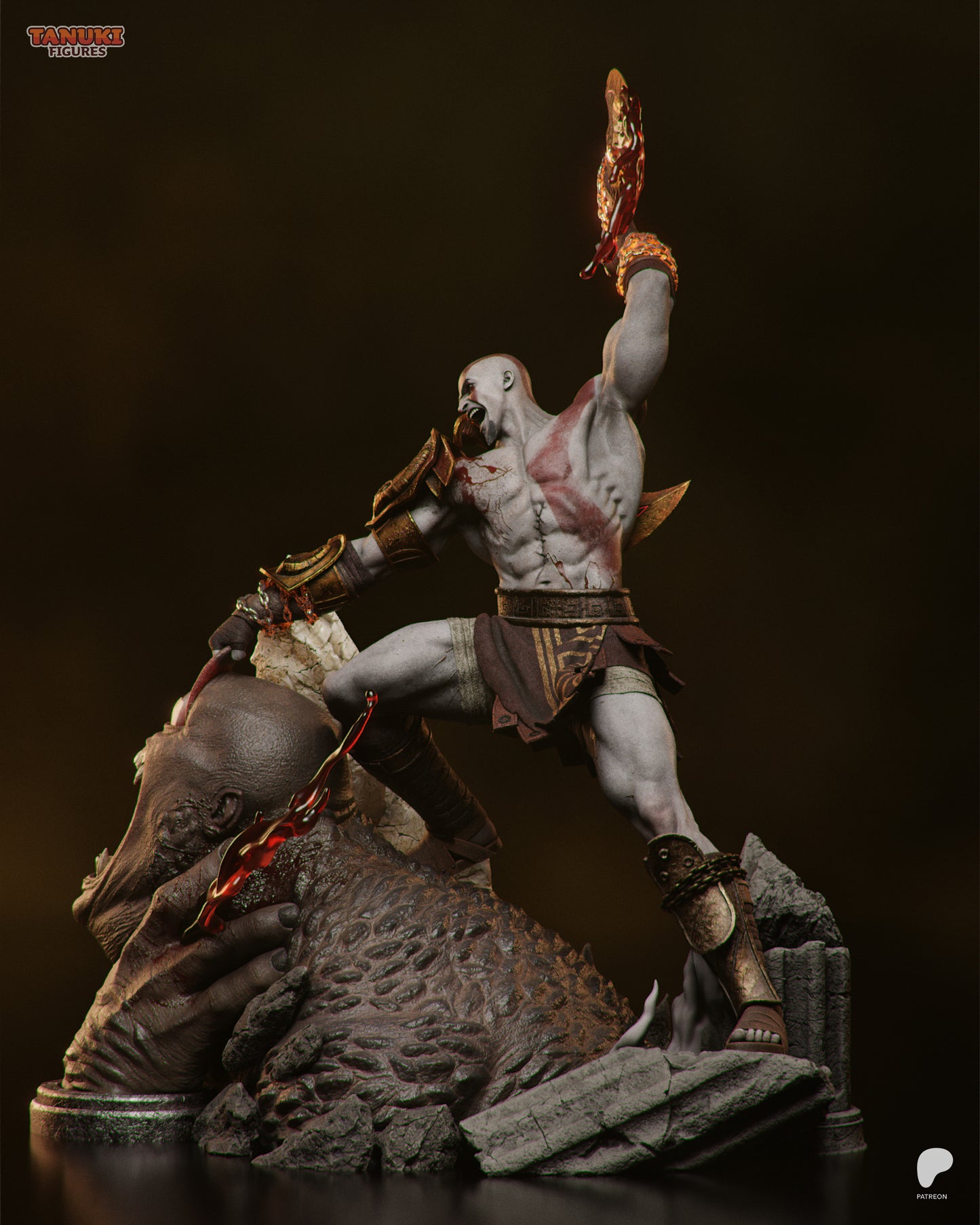 Tanuki Figures Kratos - God Of War