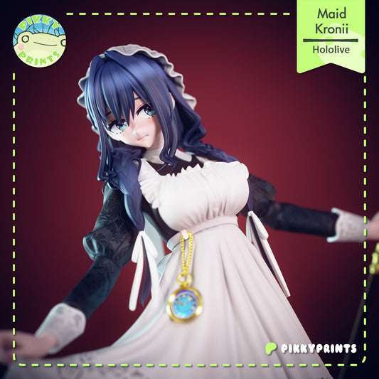 Pikky Prints Maid Kronii - Hololive