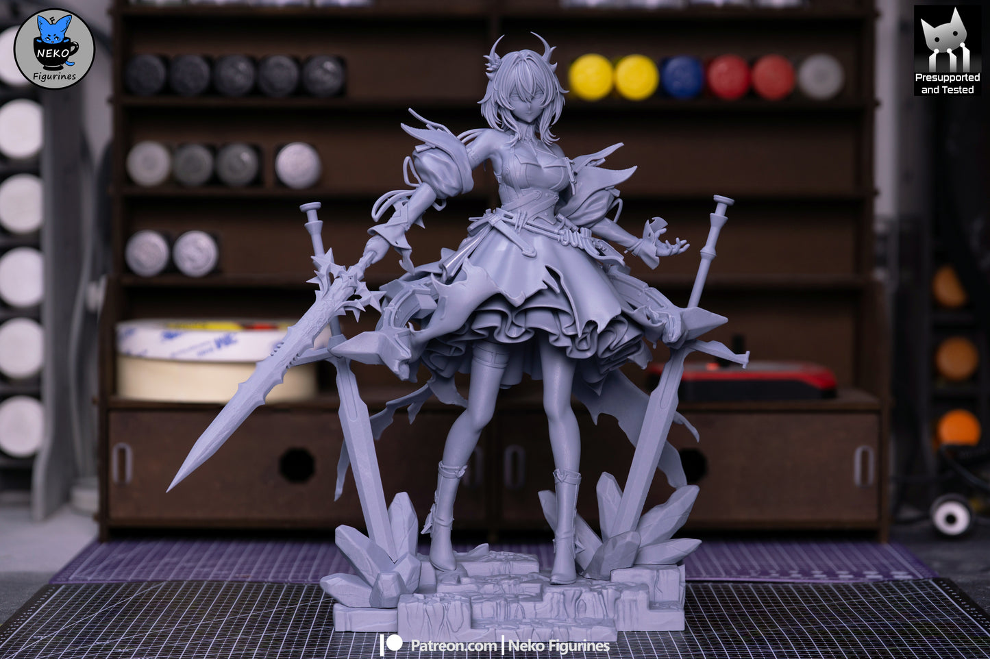 Neko Figurines Laevatain - Arknights Enfield