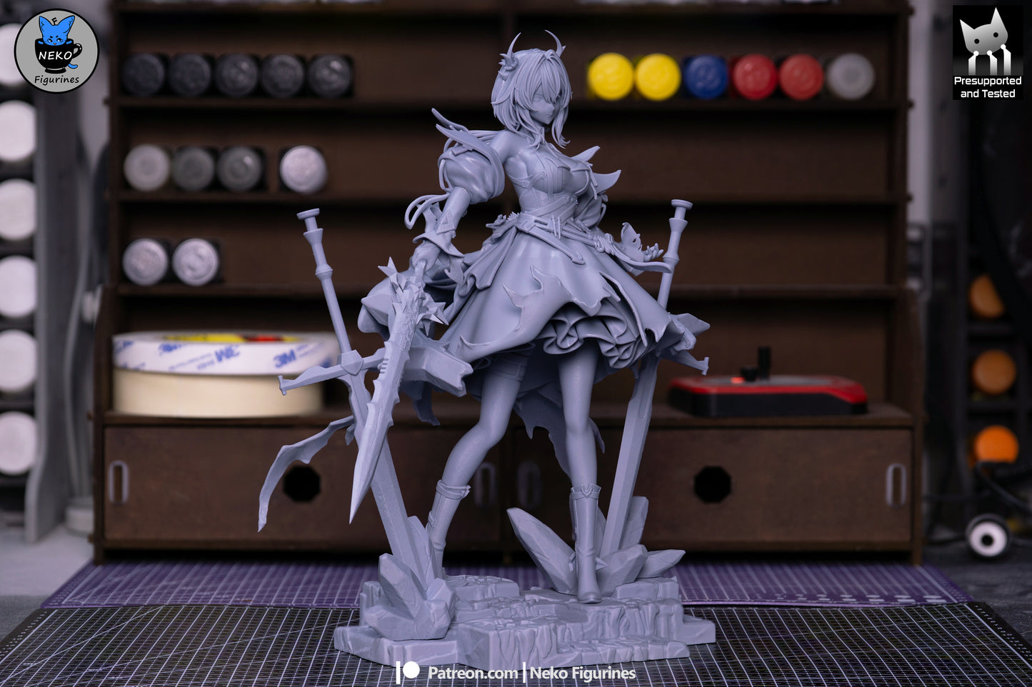 Neko Figurines Laevatain - Arknights Enfield
