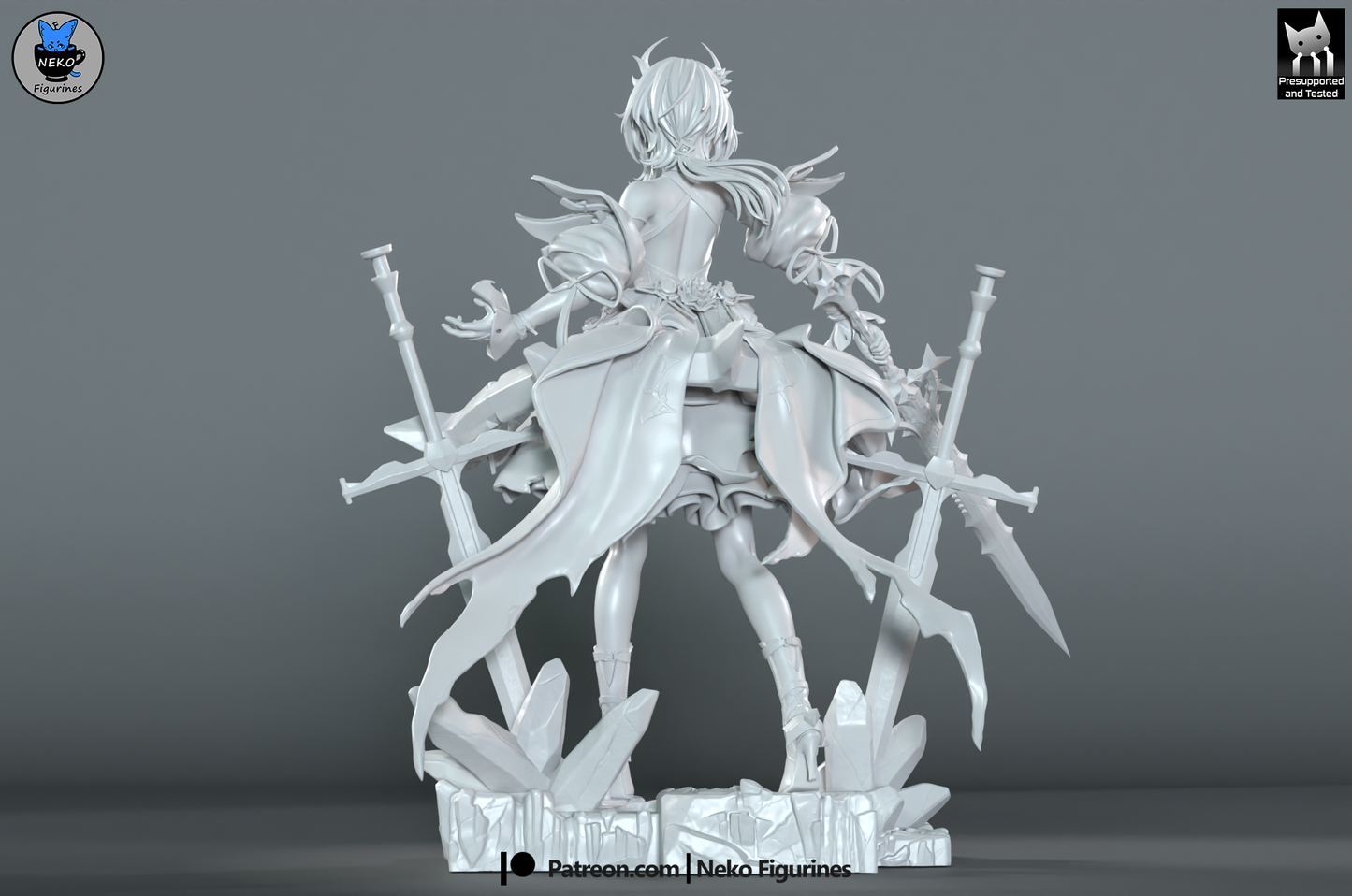 Neko Figurines Laevatain - Arknights Enfield