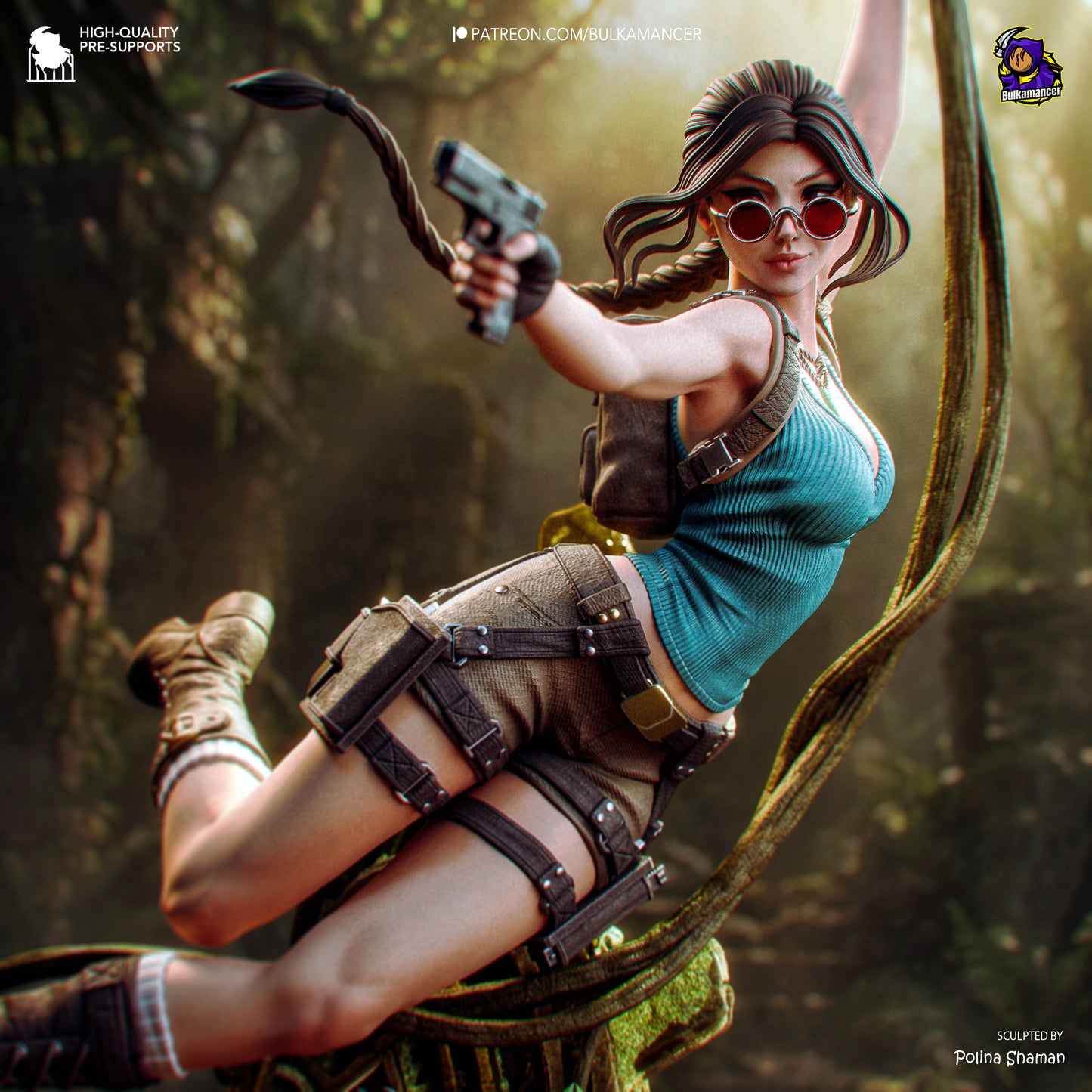 Bulkamancer Sculps Lara Croft - Tomb Raider