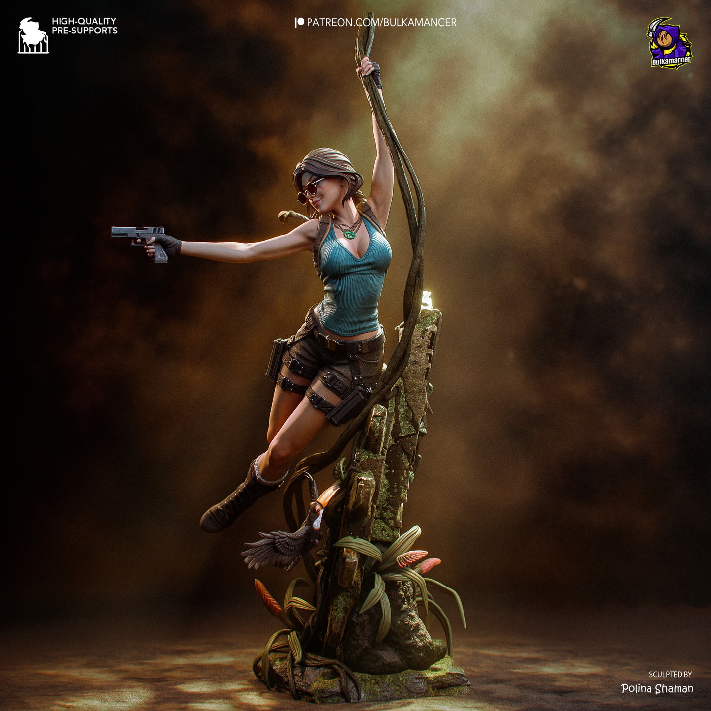 Bulkamancer Sculps Lara Croft - Tomb Raider