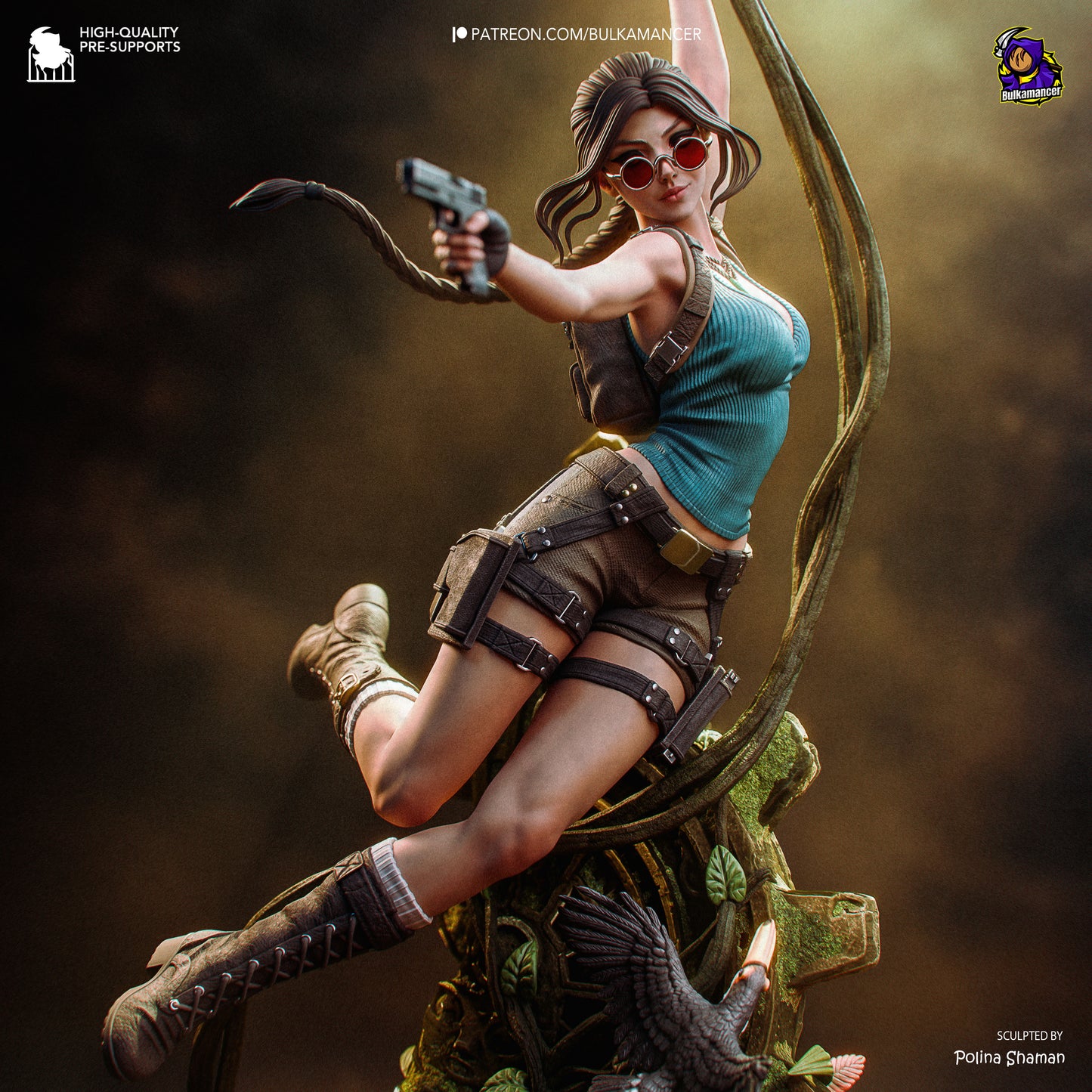 Bulkamancer Sculps Lara Croft - Tomb Raider