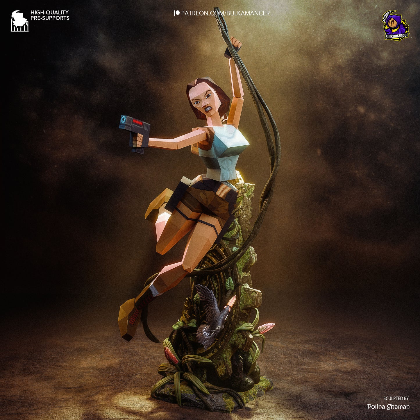 Bulkamancer Sculps Lara Croft - Tomb Raider