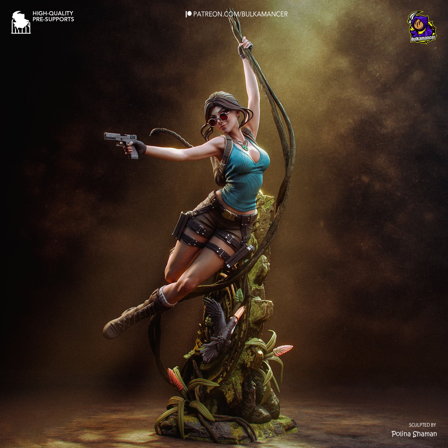 Bulkamancer Sculps Lara Croft - Tomb Raider