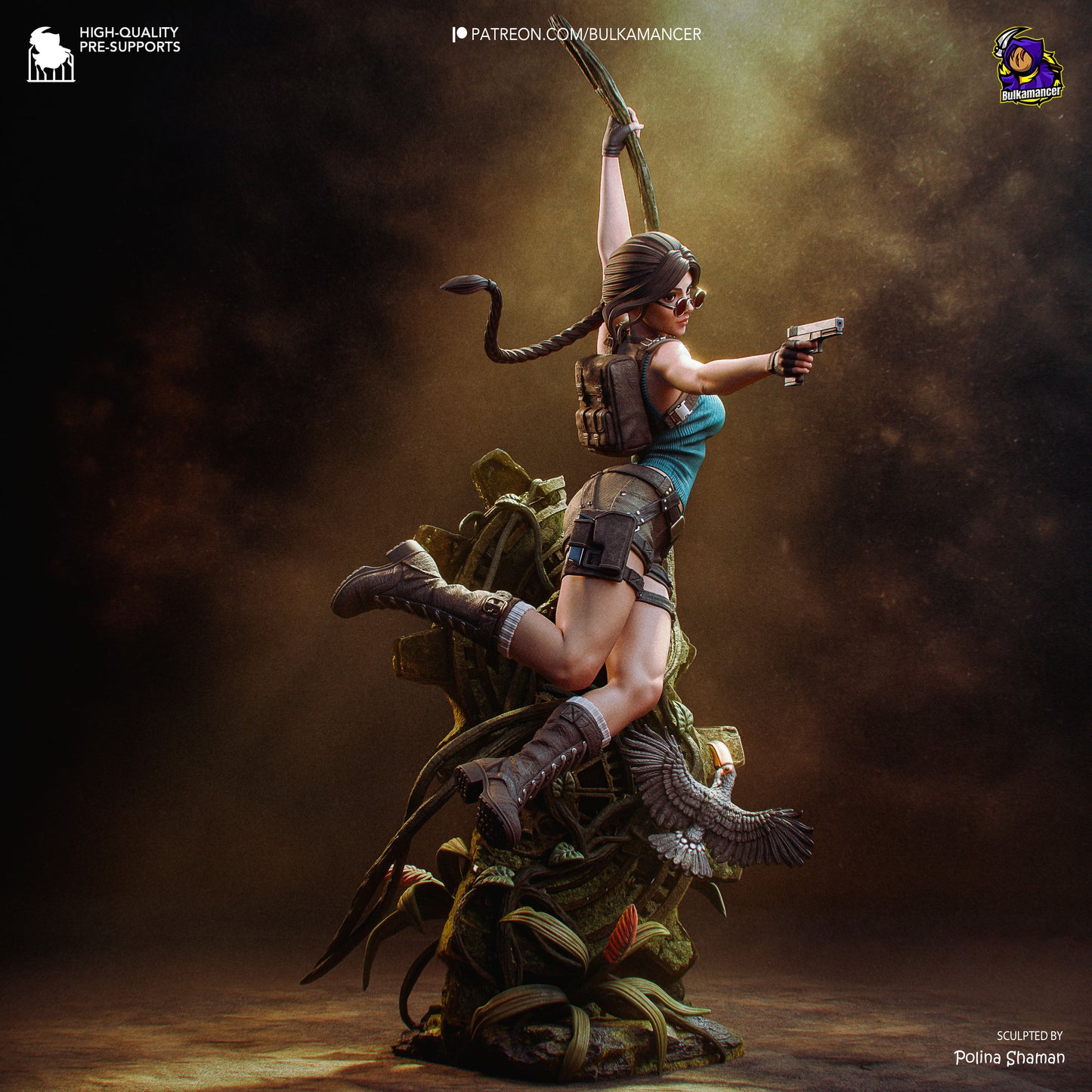 Bulkamancer Sculps Lara Croft - Tomb Raider