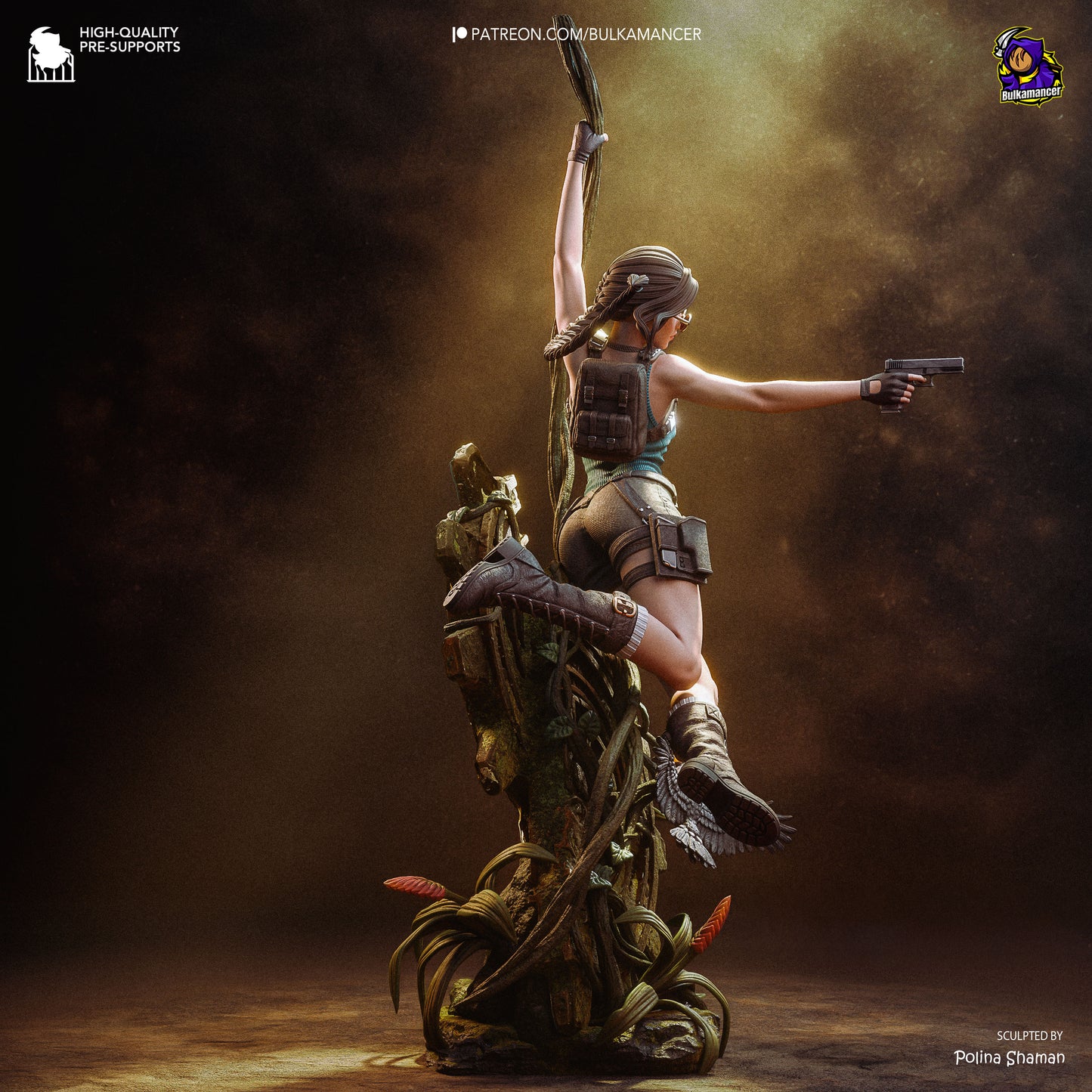 Bulkamancer Sculps Lara Croft - Tomb Raider