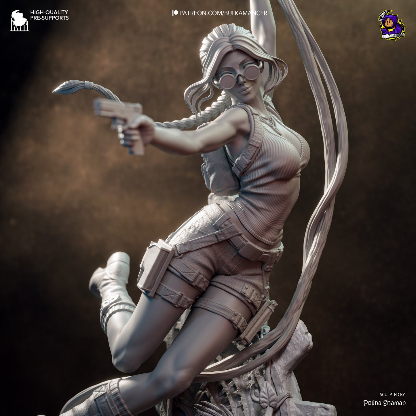 Bulkamancer Sculps Lara Croft - Tomb Raider