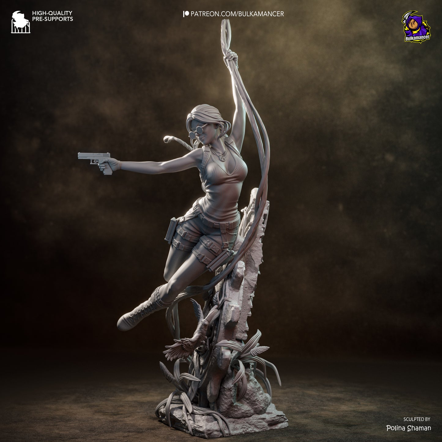 Bulkamancer Sculps Lara Croft - Tomb Raider