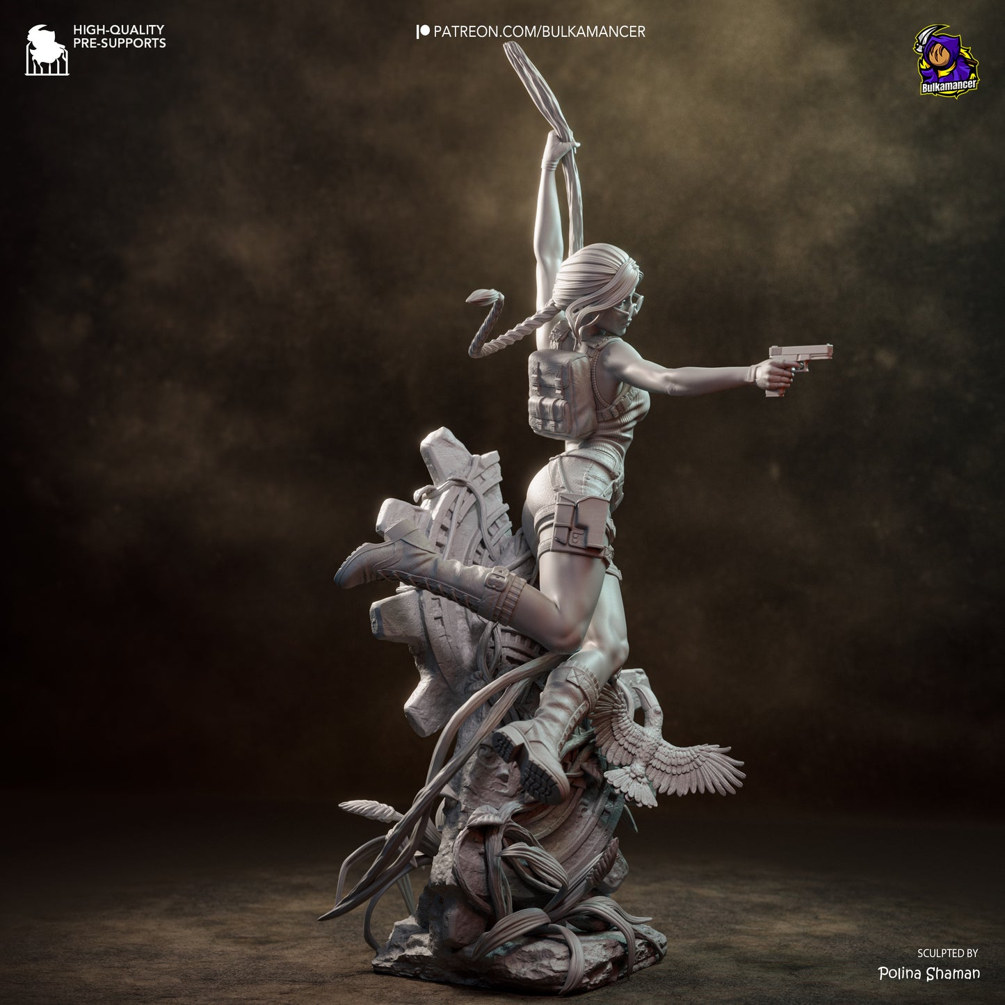 Bulkamancer Sculps Lara Croft - Tomb Raider