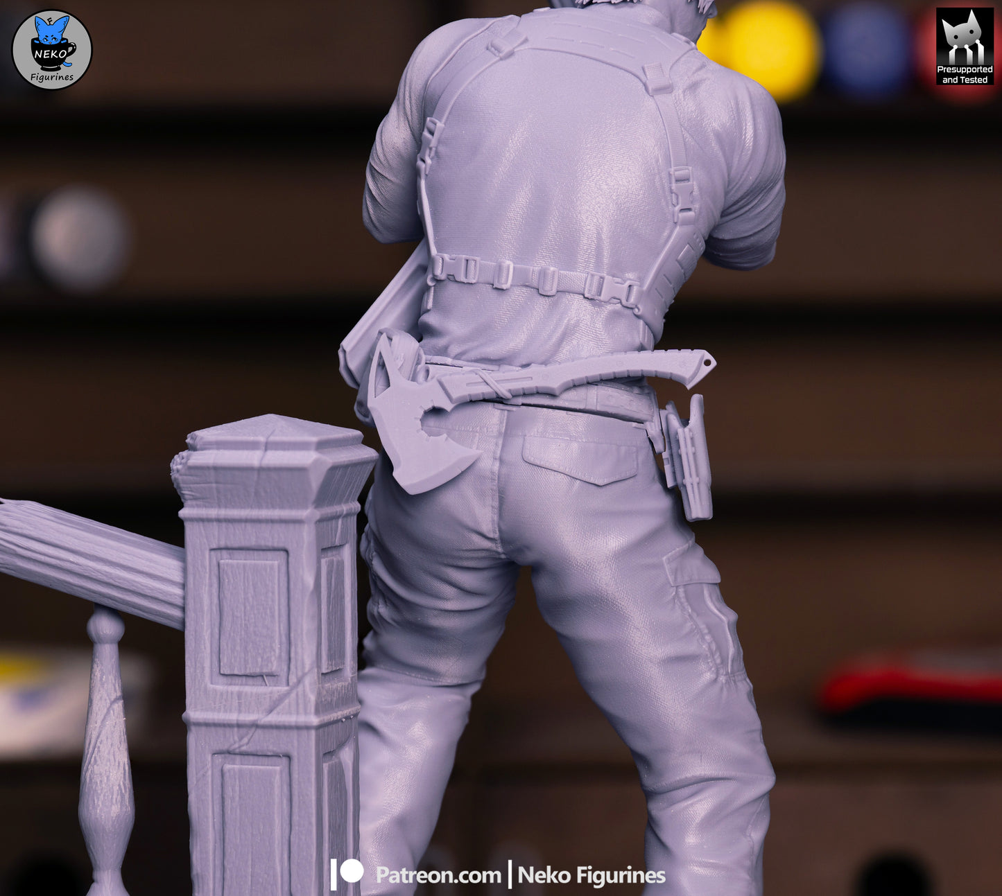 Neko Figurines Leon Kennedy - Resident Evil Requiem