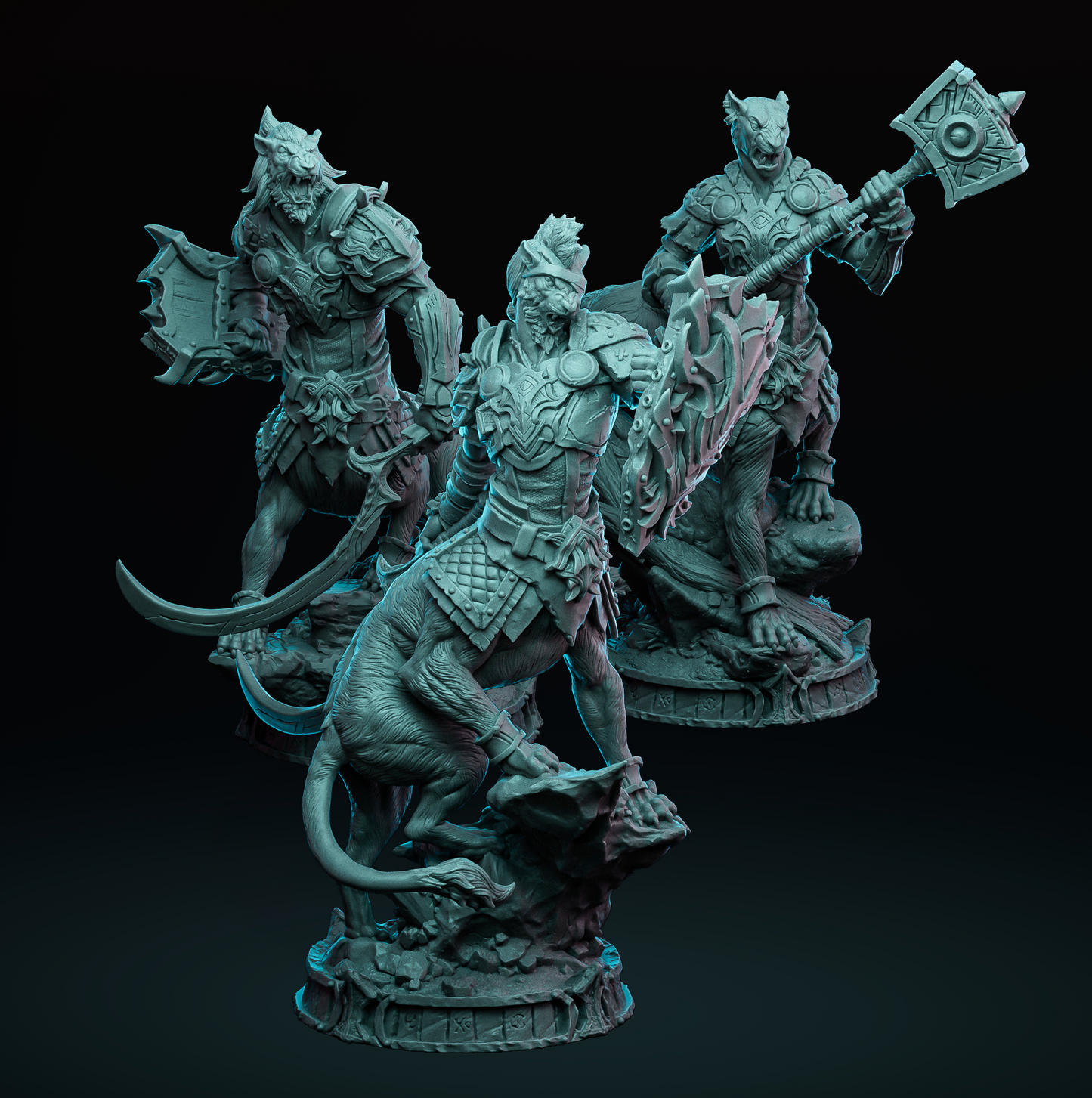 Witchsong Miniatures | Lionhorde - Lieutenants