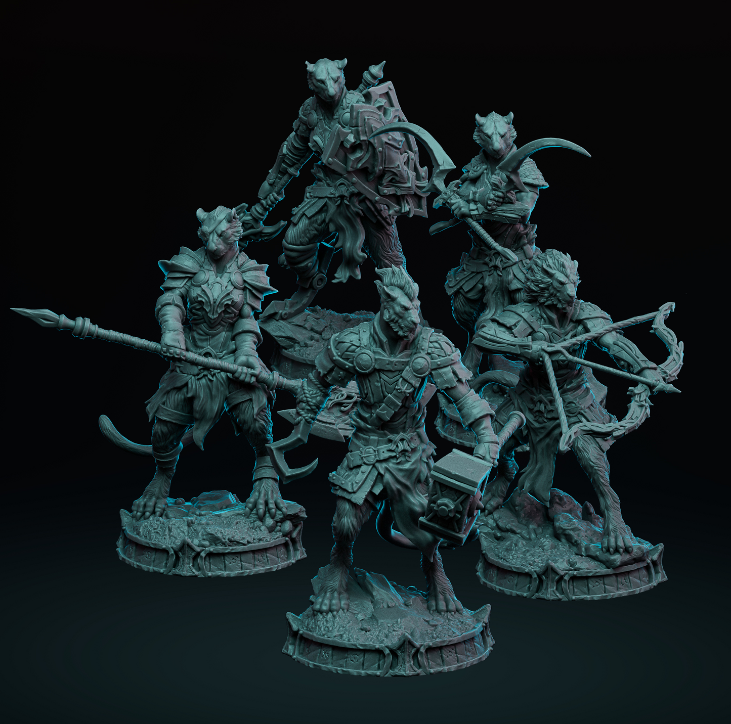 Witchsong Miniatures | Lionhorde Foot Soldiers