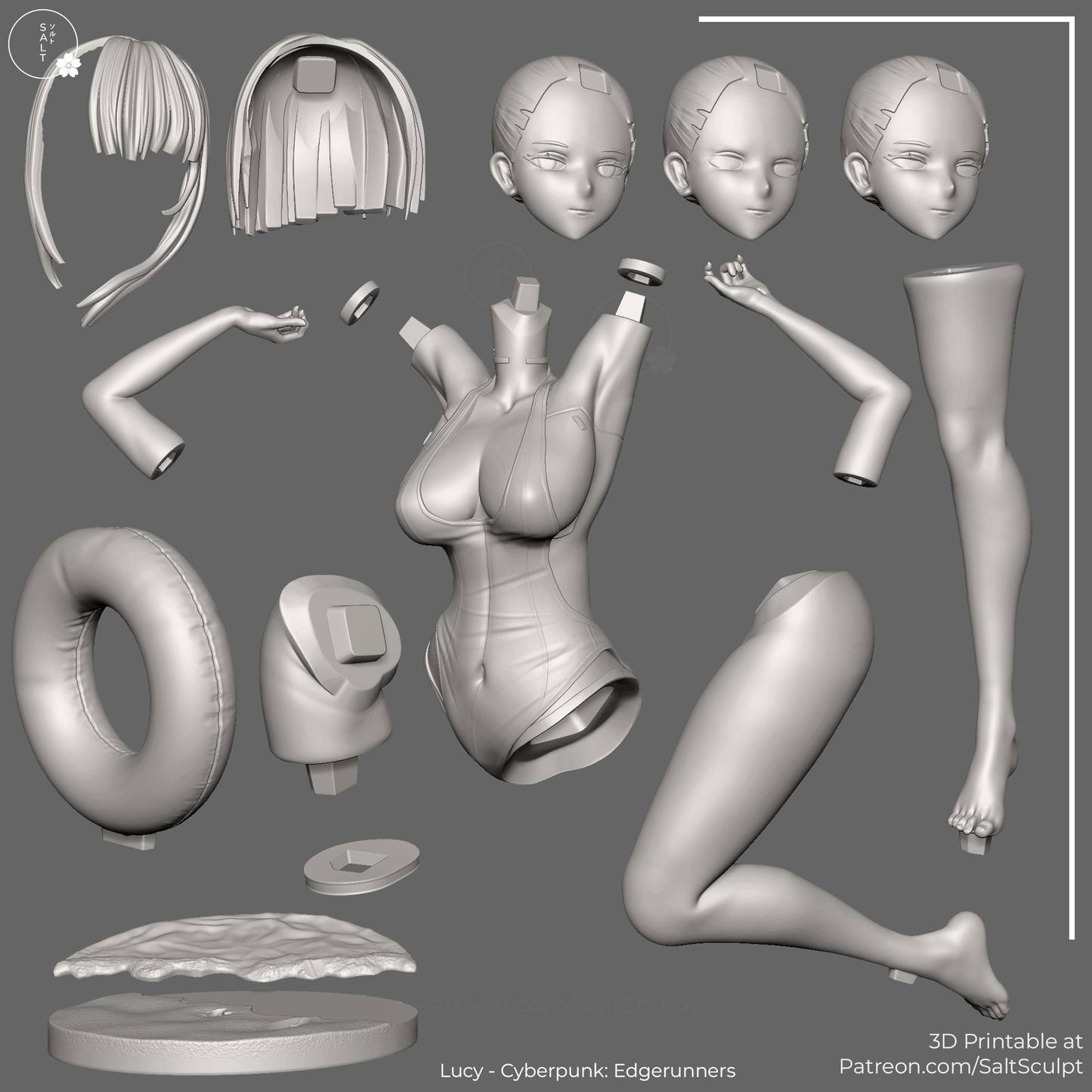 SaltSculpt Lucy - Cyberpunk: Edgerunners