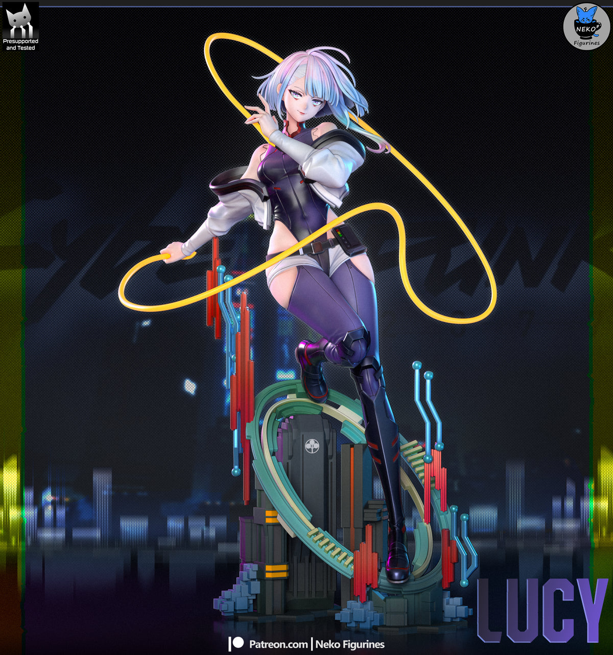 Neko Figurines Lucy - Cyberpunk: Edgerunners