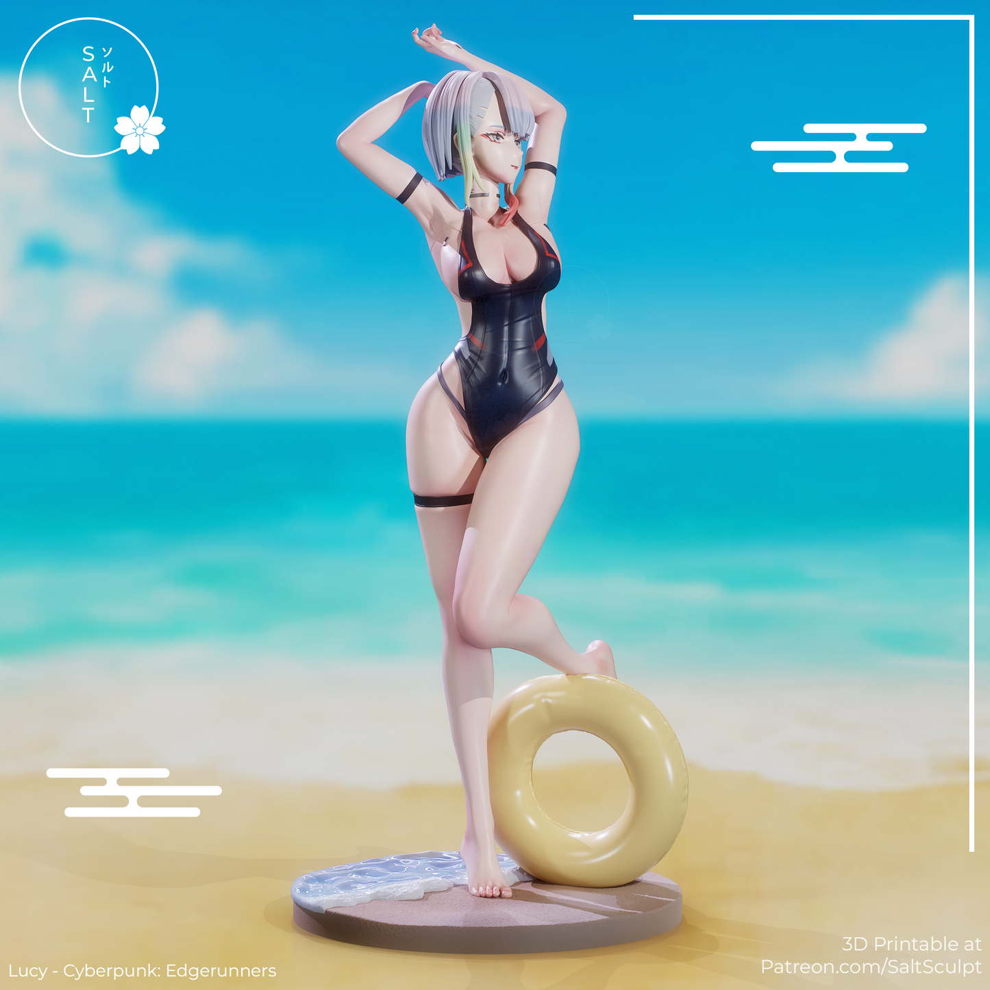 SaltSculpt Lucy - Cyberpunk: Edgerunners
