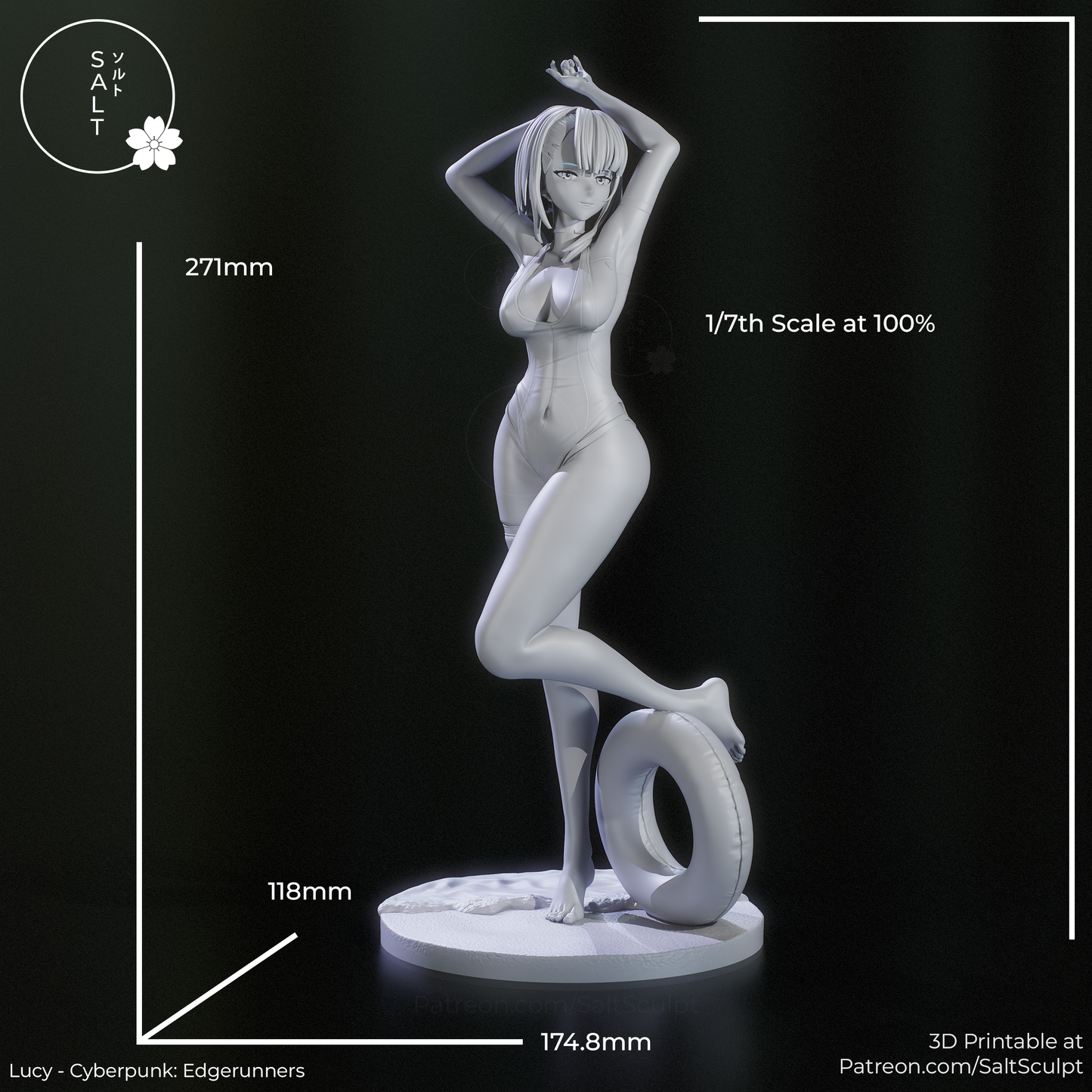SaltSculpt Lucy - Cyberpunk: Edgerunners