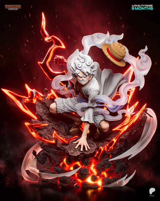 Tanuki Figures  Luffy Gear_V - One Piece