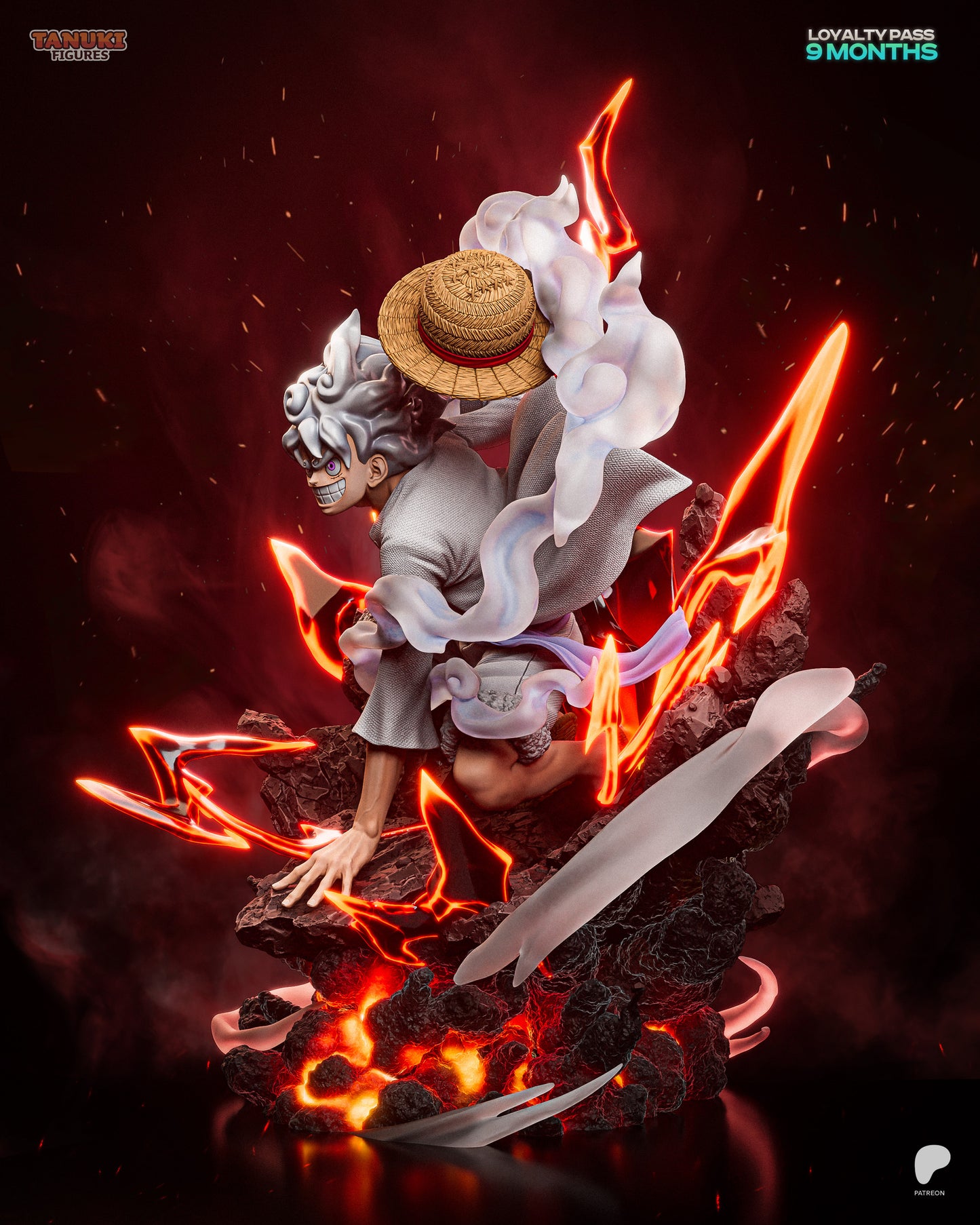 Tanuki Figures  Luffy Gear_V - One Piece