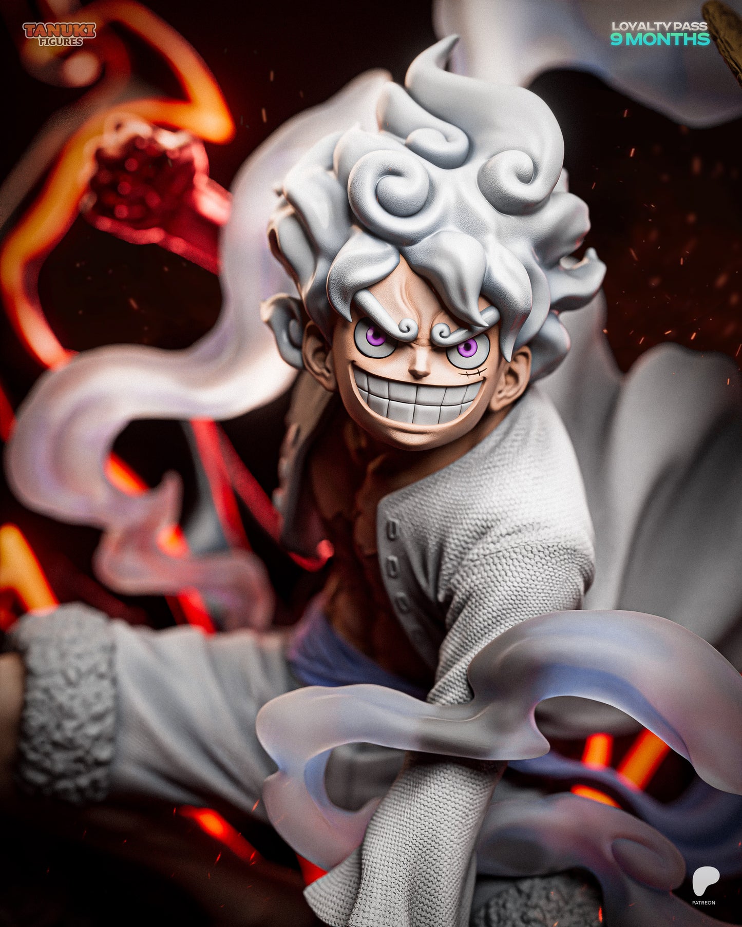 Tanuki Figures  Luffy Gear_V - One Piece