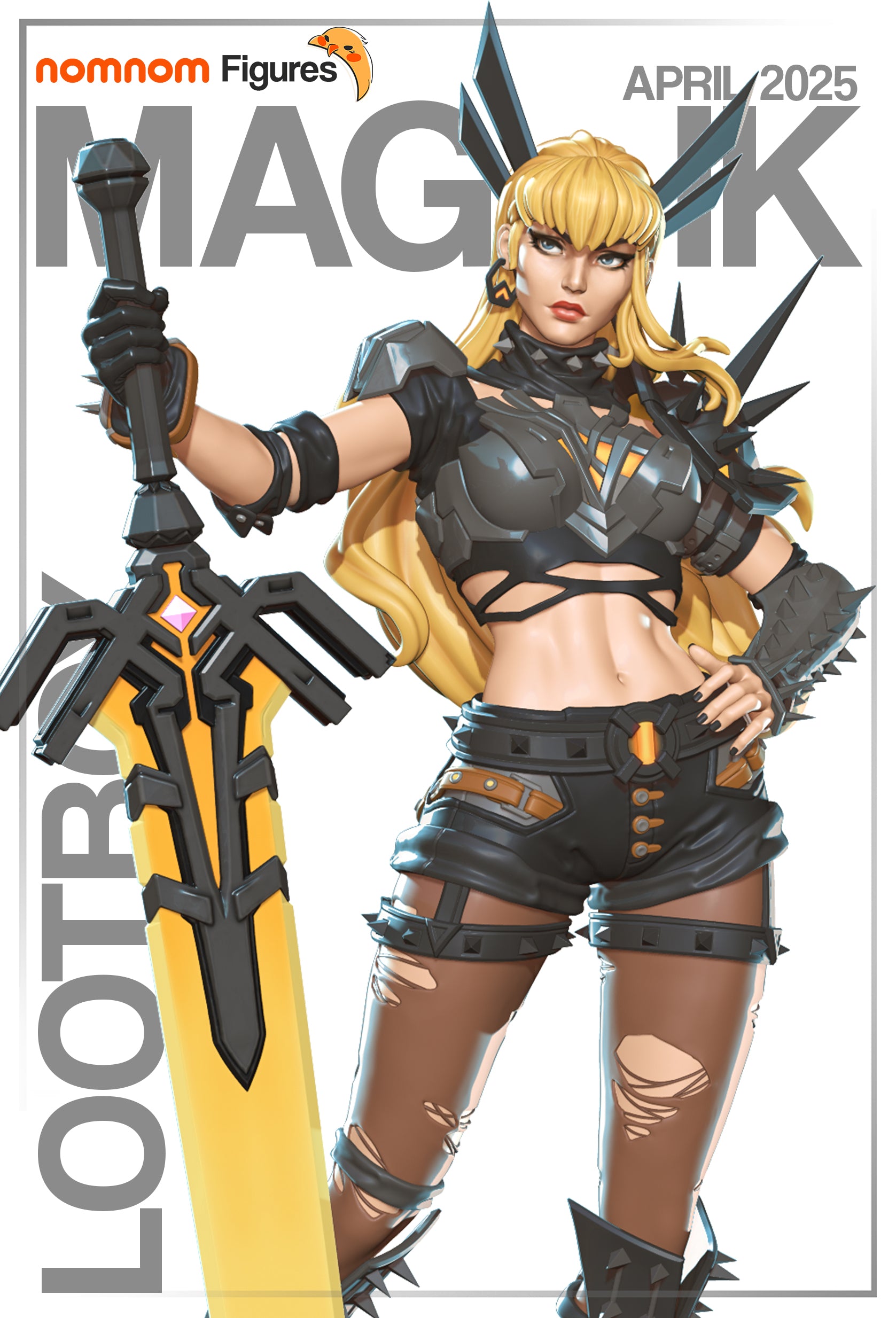 Marvel Rivals 9 Tails Nomnom Figures Magik - Marvel Rivals – Black Tails Workshop