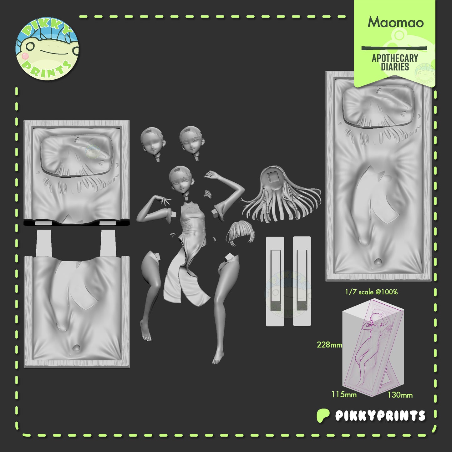 Pikky Prints Maomao - The Apothecary Diaries