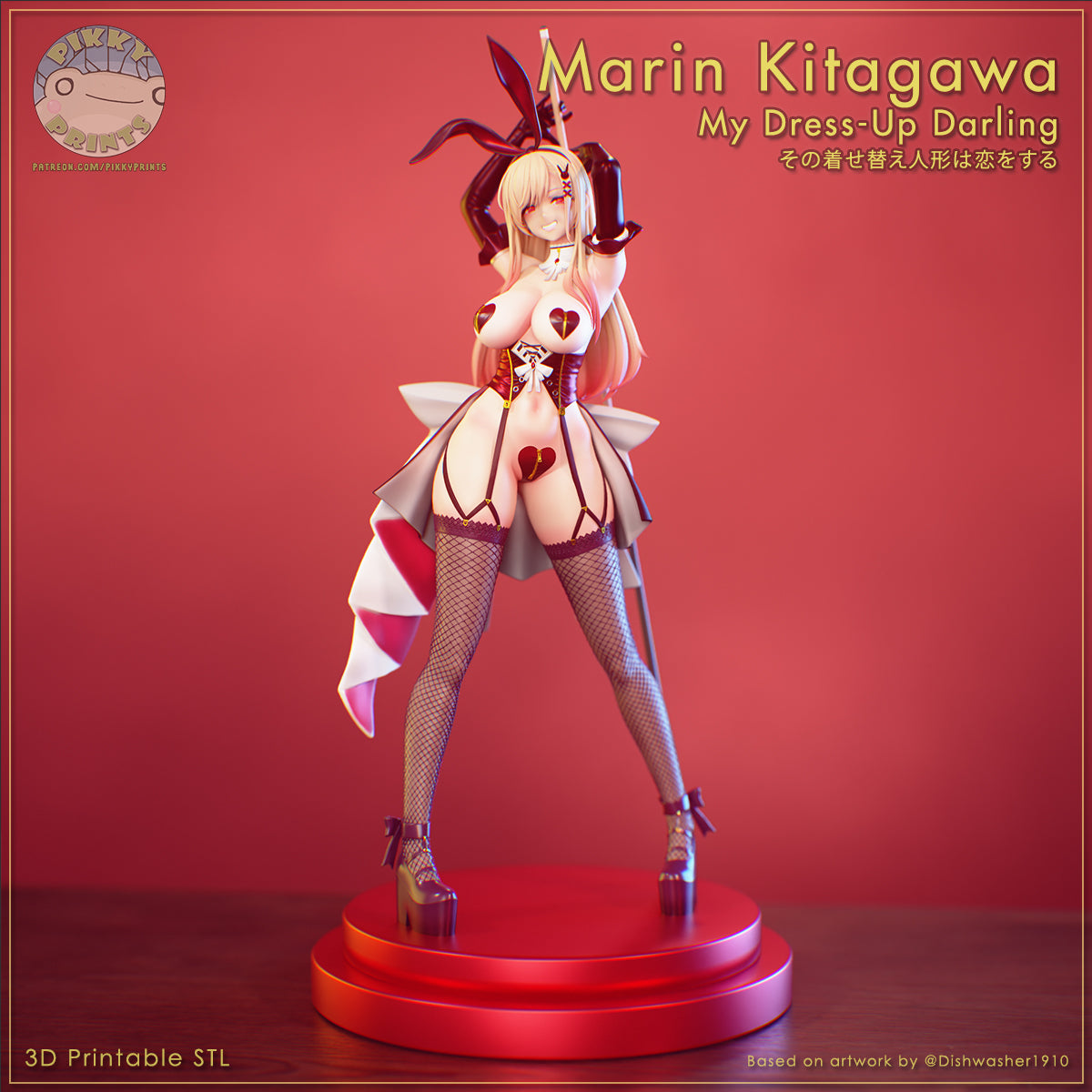 Pikky Prints Marin Kitagawa (Dishwasher Bunny) NSFW - My Dress-Up Darl Black Tails Workshop Pikky Prints Marin Kitagawa (Dishwasher Bunny) NSFW - My Dress-Up Darl Black Tails Workshop