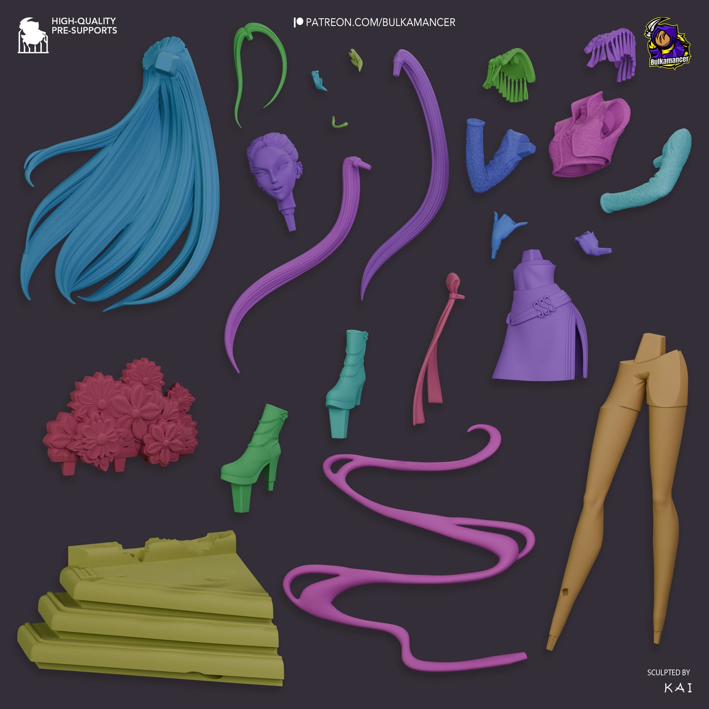 Bulkamancer Sculps - KPop Demon Hunters