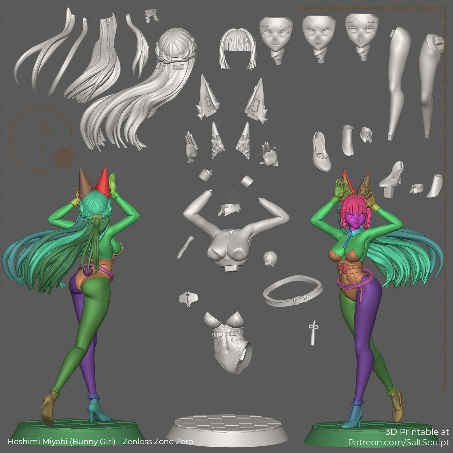 SaltSculpt Miyabi (Bunny Girl) - Zenless Zone Zero