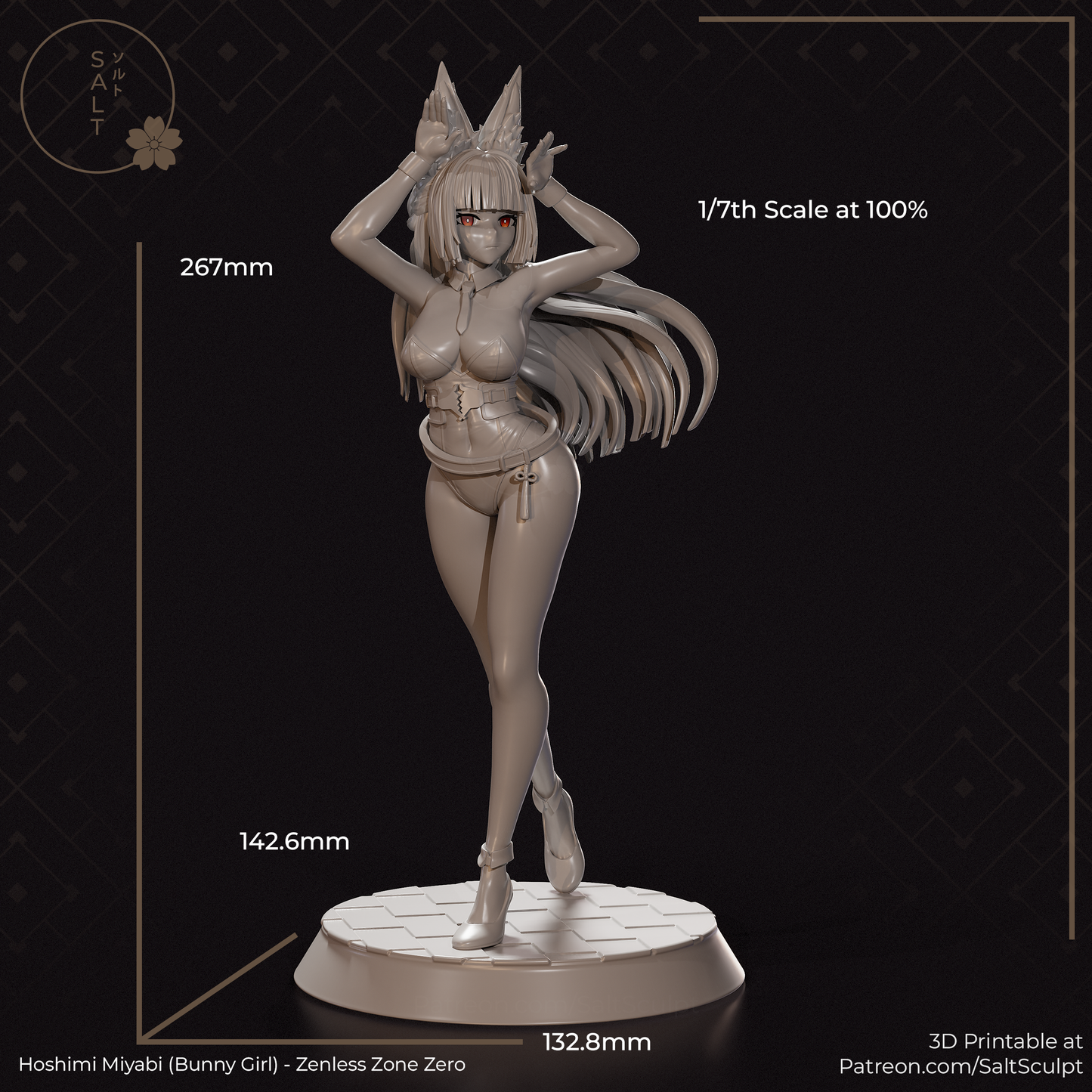 SaltSculpt Miyabi (Bunny Girl) - Zenless Zone Zero