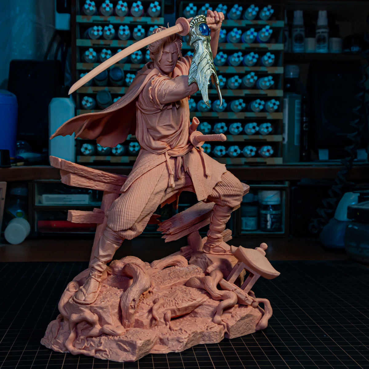 Bulkamancer Sculps Miyamoto Musashi - Onimusha