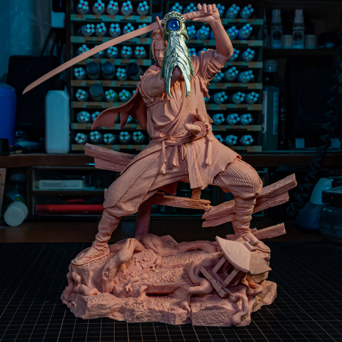 Bulkamancer Sculps Miyamoto Musashi - Onimusha