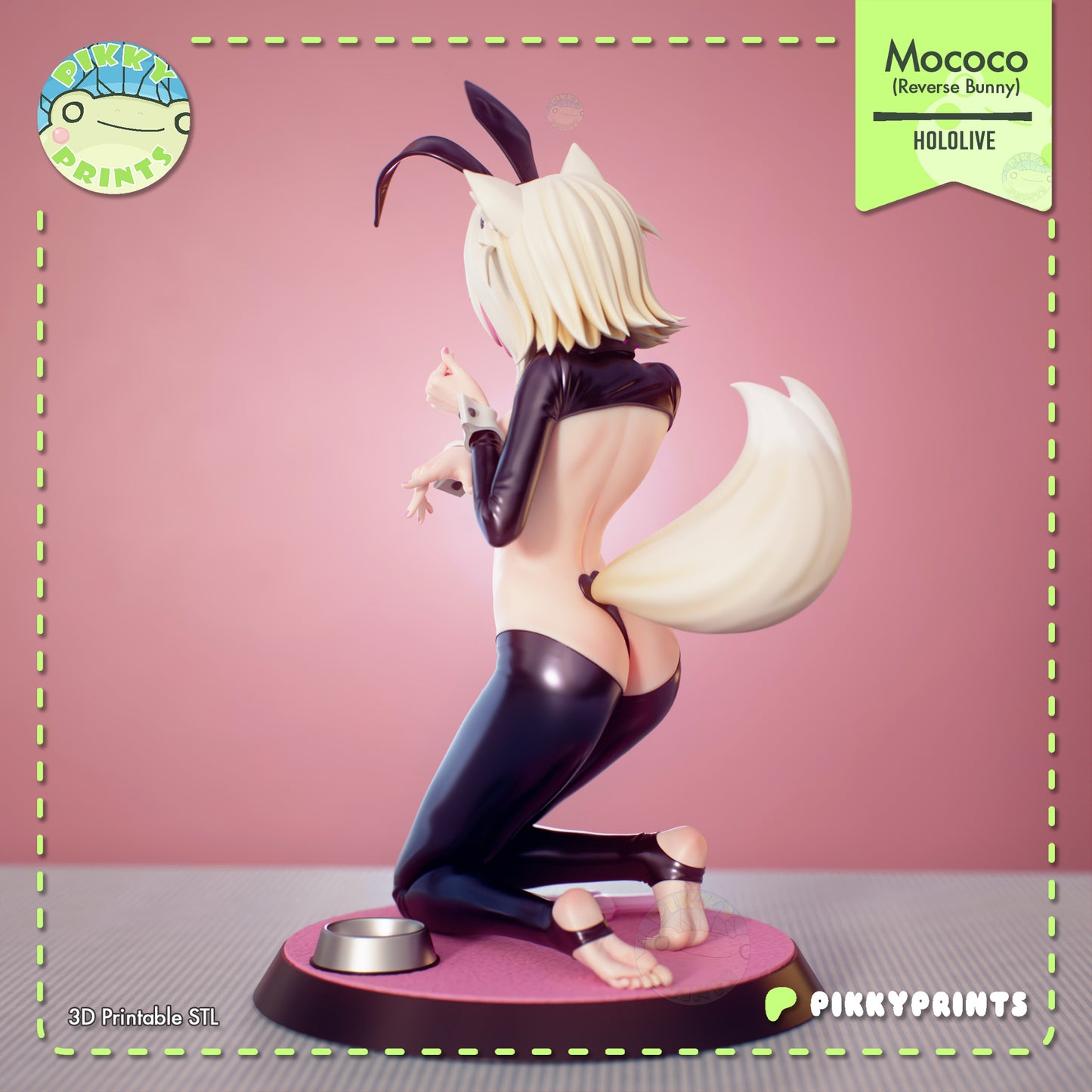 Pikky Prints Reverse Bunny Mococo & Fuwawa