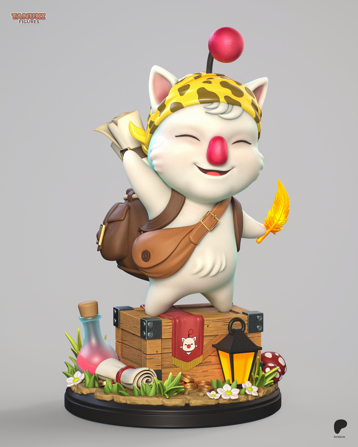 Tanuki Figures Moogle