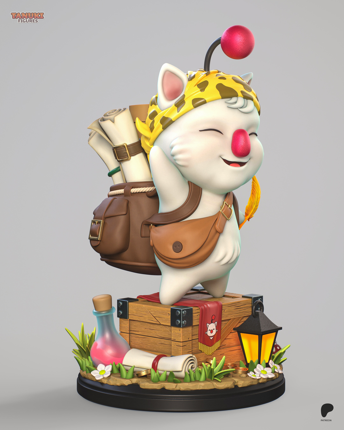 Tanuki Figures Moogle