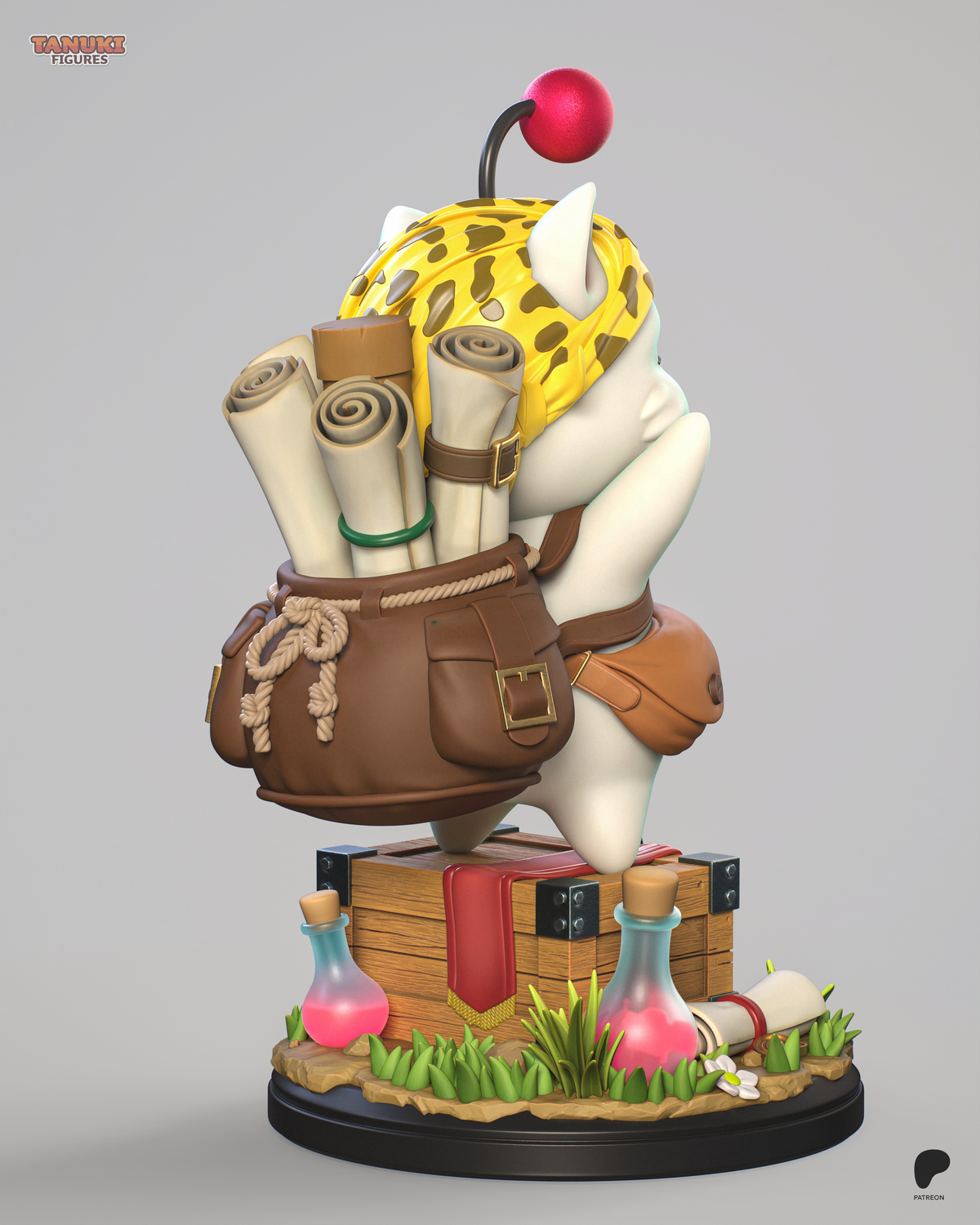 Tanuki Figures Moogle