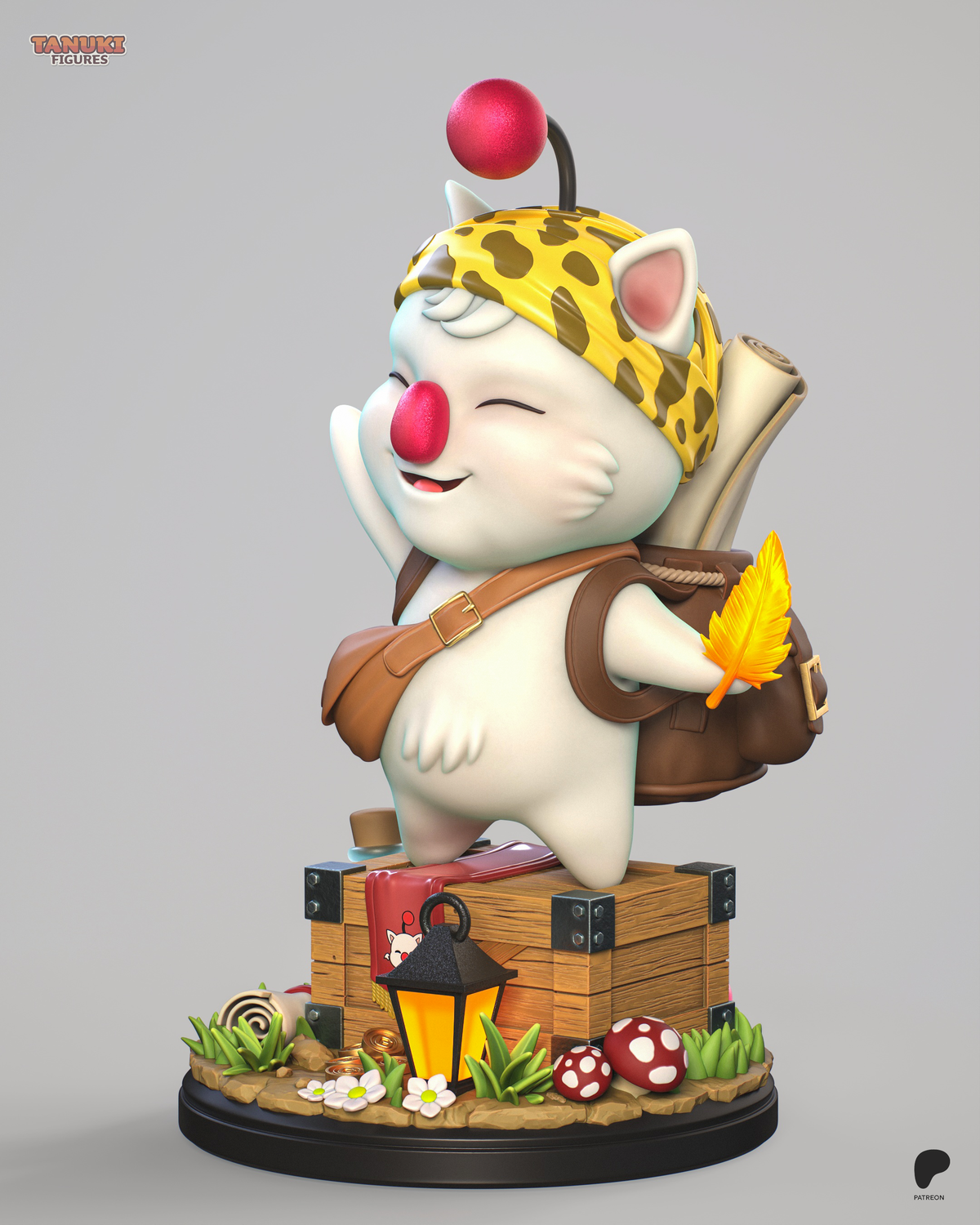 Tanuki Figures Moogle