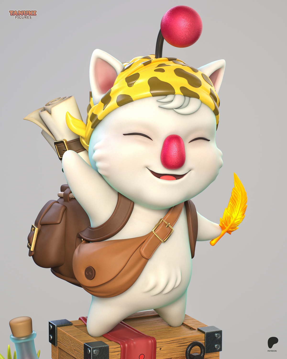 Tanuki Figures Moogle