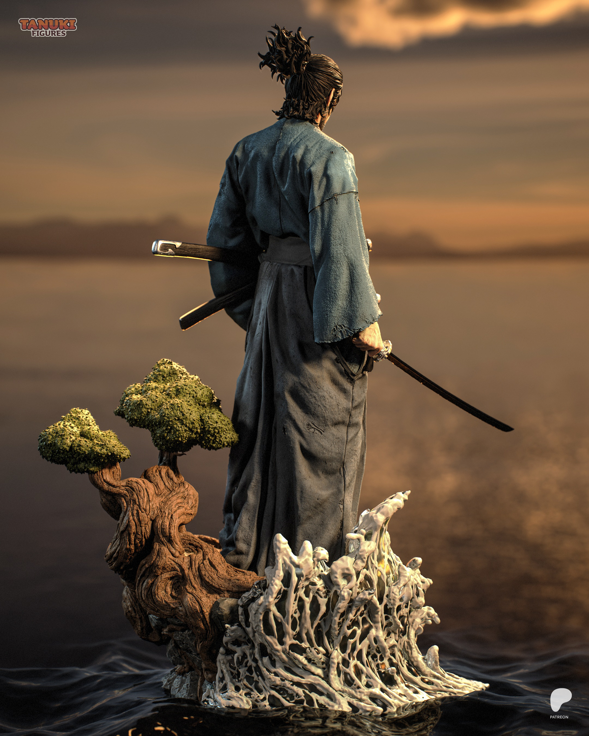Tanuki Figures Musashi