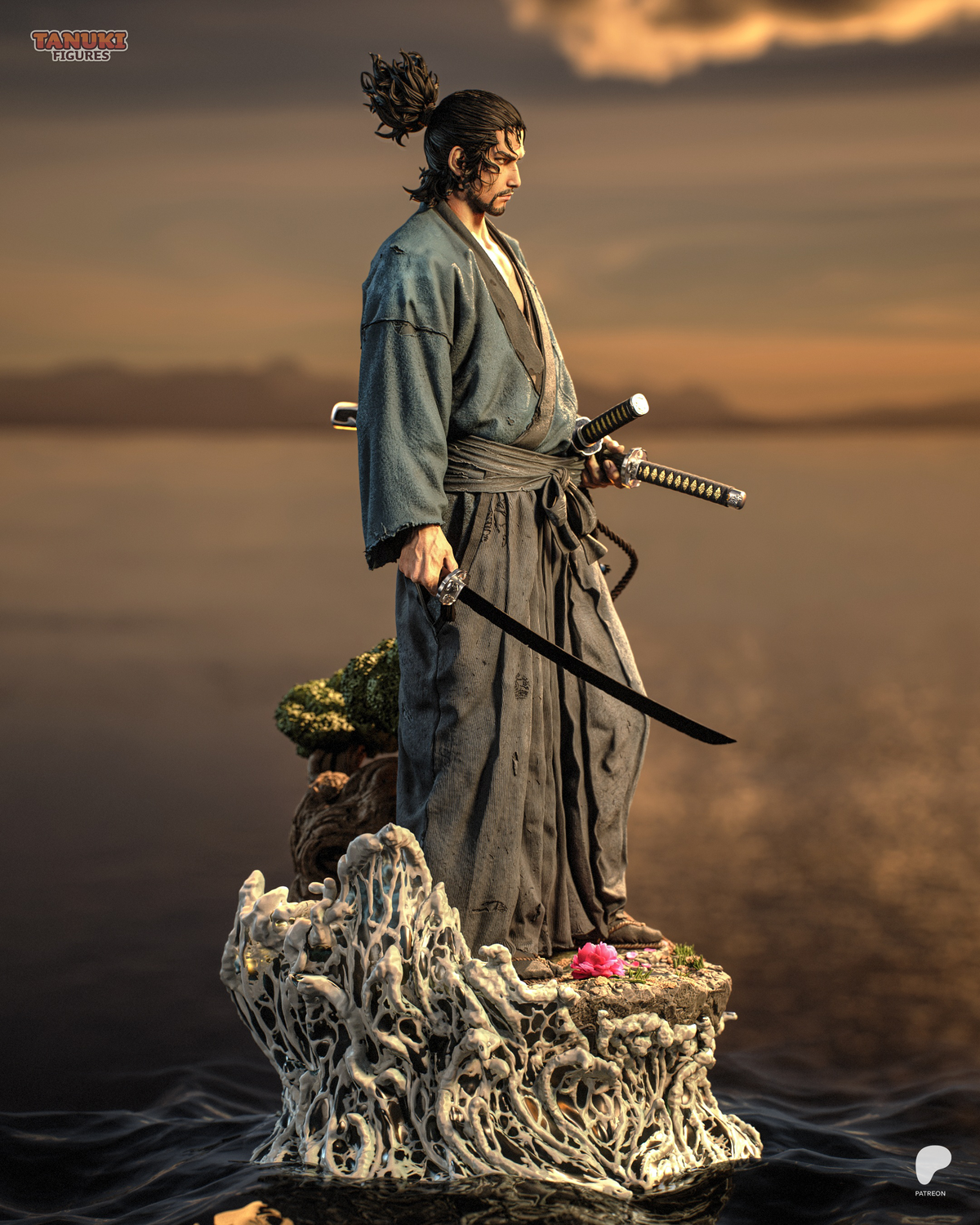 Tanuki Figures Musashi