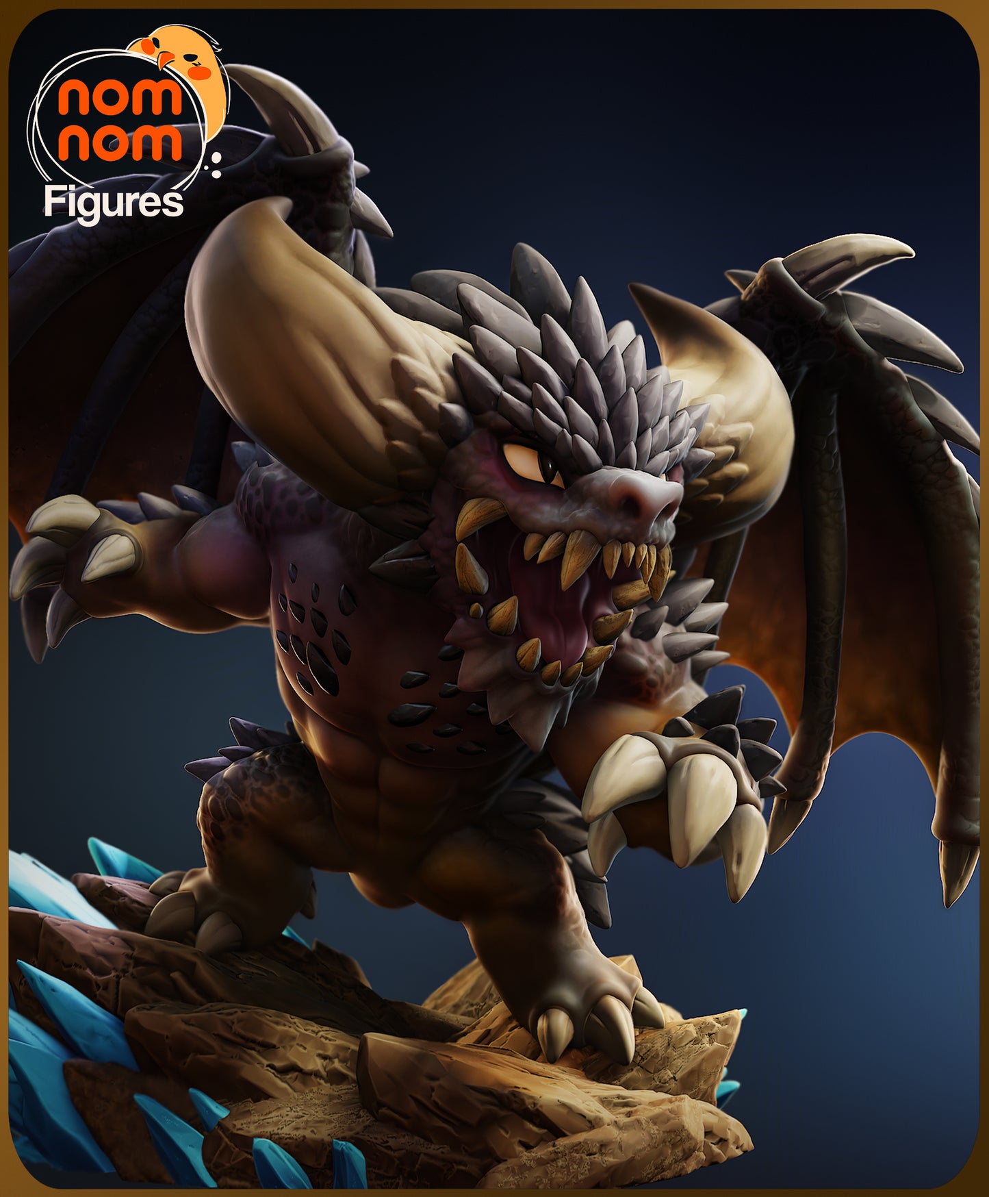 Nomnom Figures Chibi Nergigante - Monster Hunter World