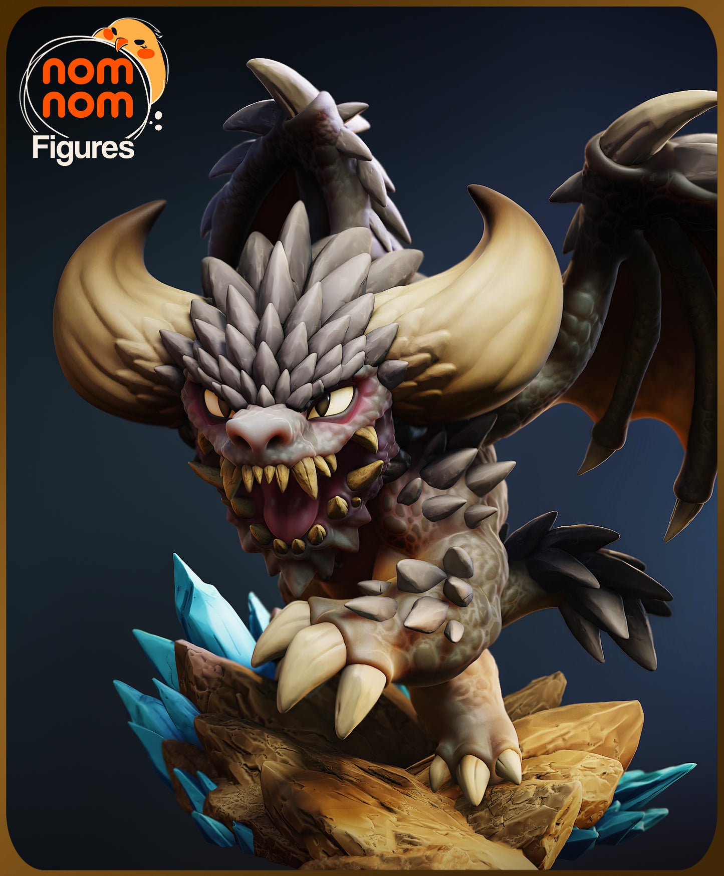 Nomnom Figures Chibi Nergigante - Monster Hunter World