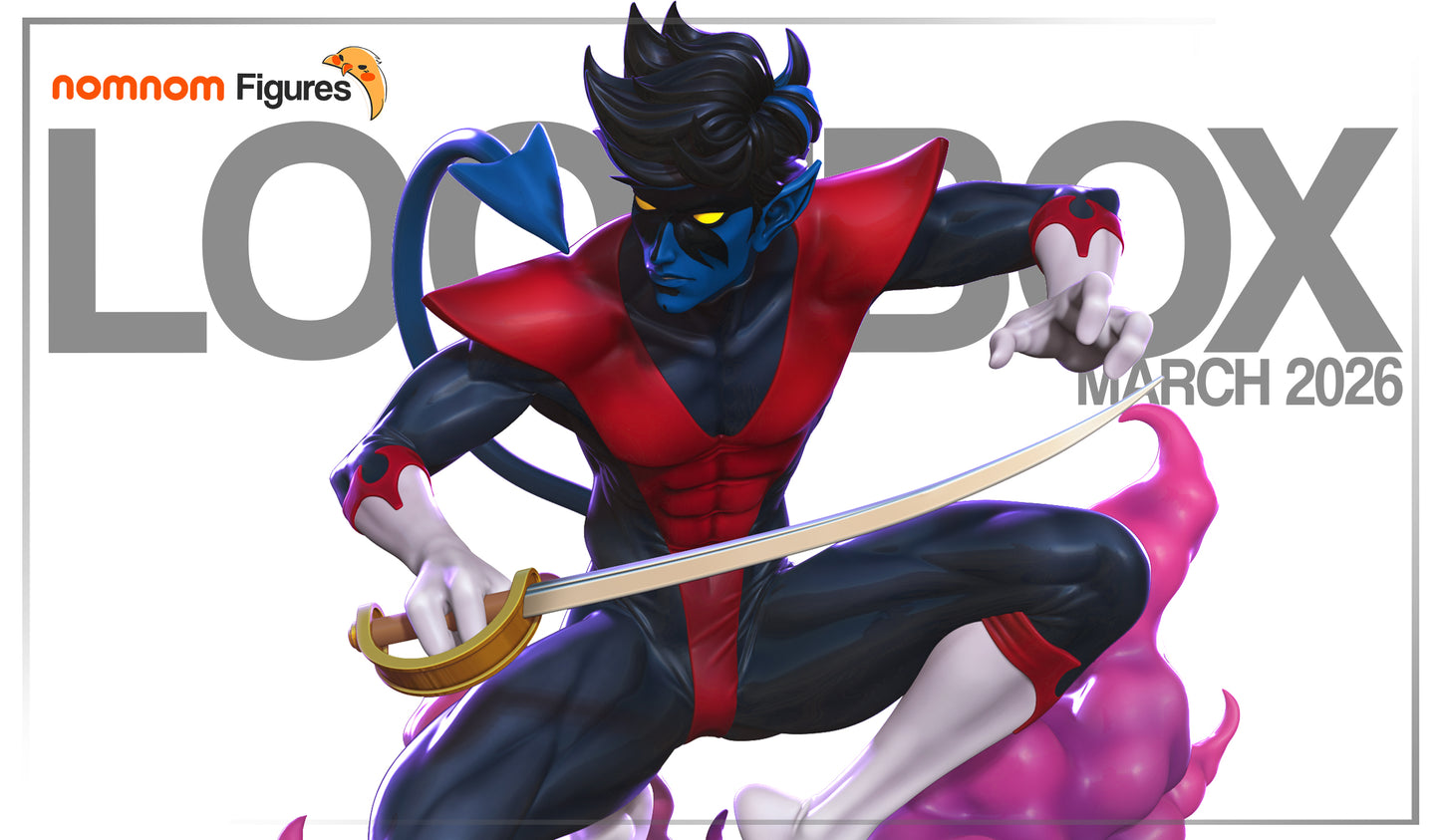 Nomnom Figures Nightcrawler - Xmen