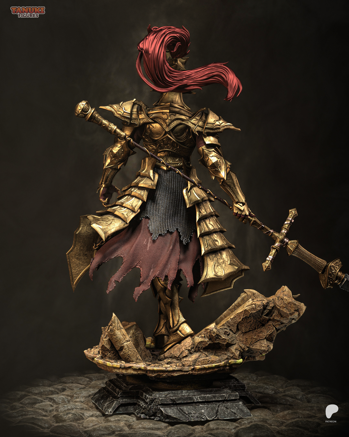 Tanuki Figures Ornstein - Dark Souls